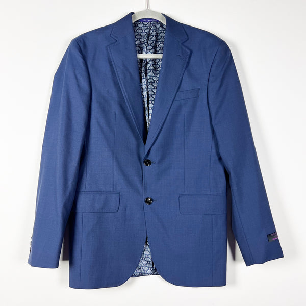 Ted Baker Endurance Jay Men's Wool Blend Double Button Blazer Jacket Navy Blue