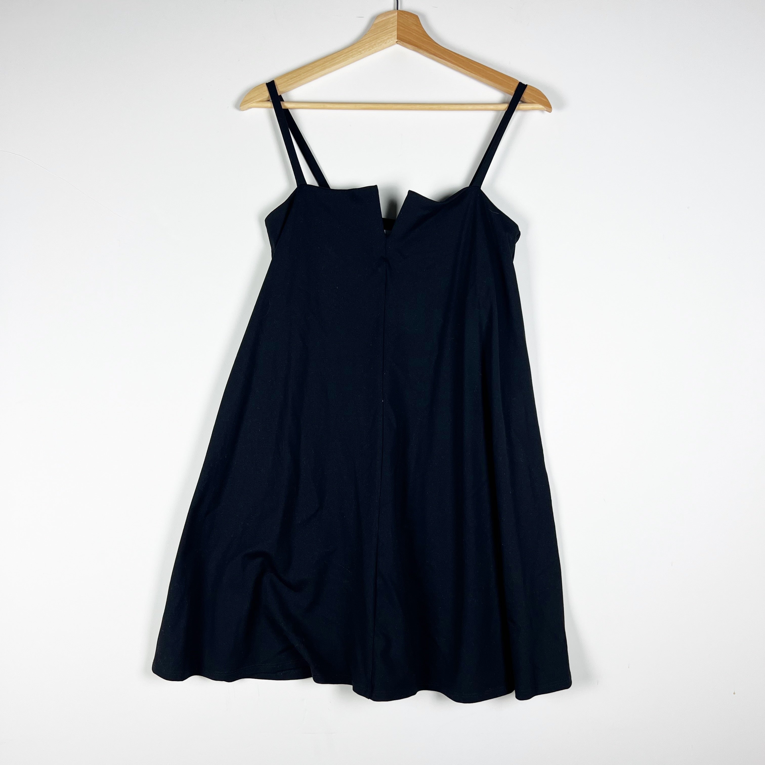 NEW Susana Monaco Women's Jersey Stretch Knit Tank Mini Dress Black Medium
