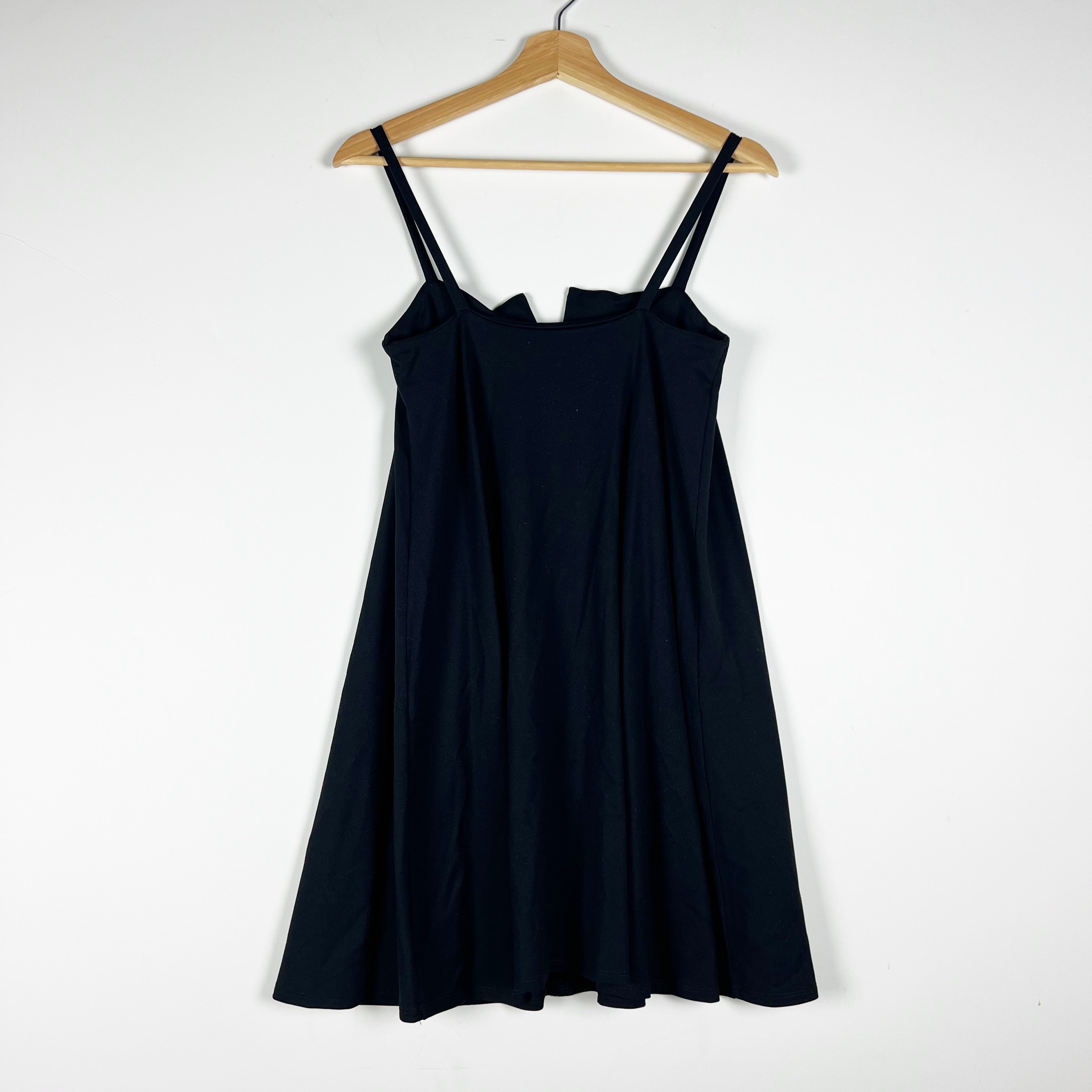 NEW Susana Monaco Women's Jersey Stretch Knit Tank Mini Dress Black Medium