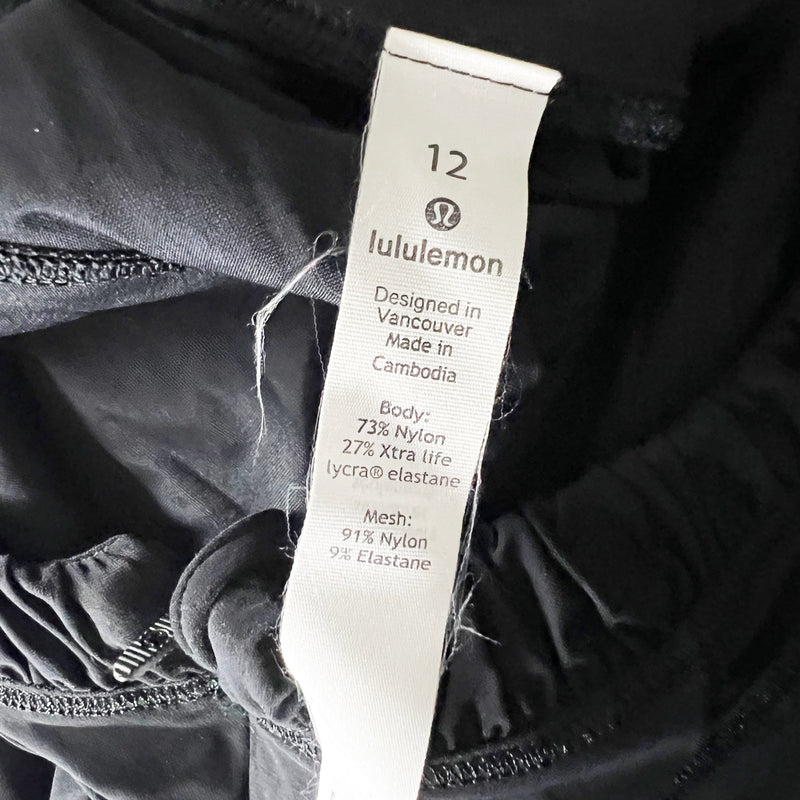 Lululemon Women's Abrasion Resistant Training Long Sleeve Cropped Shirt Psychic
