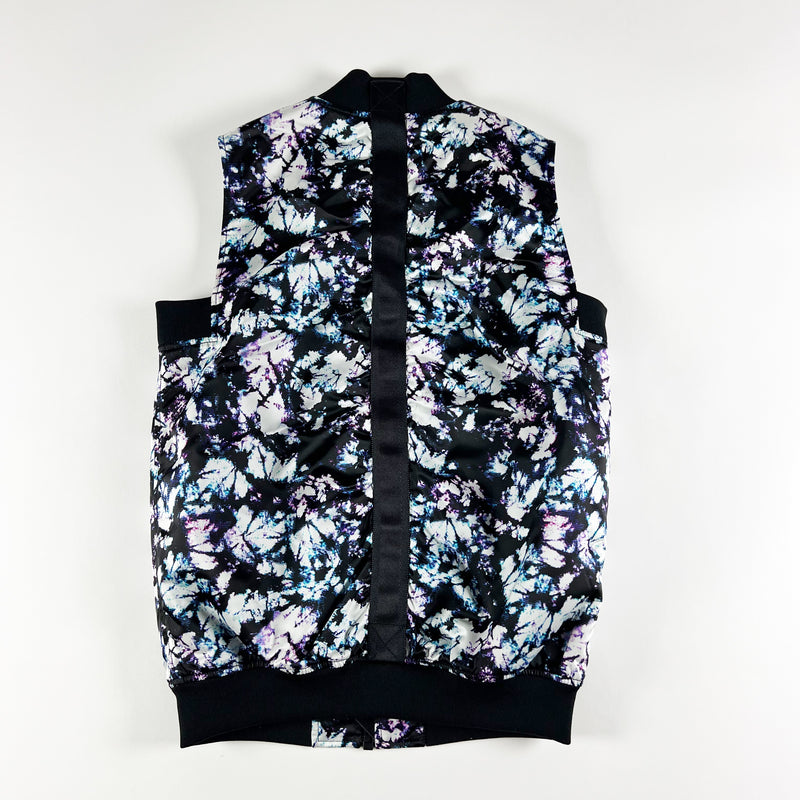 Alexander Wang Abstract Multi Print Pattern Sleeveless Full Zip Jacket Vest 2