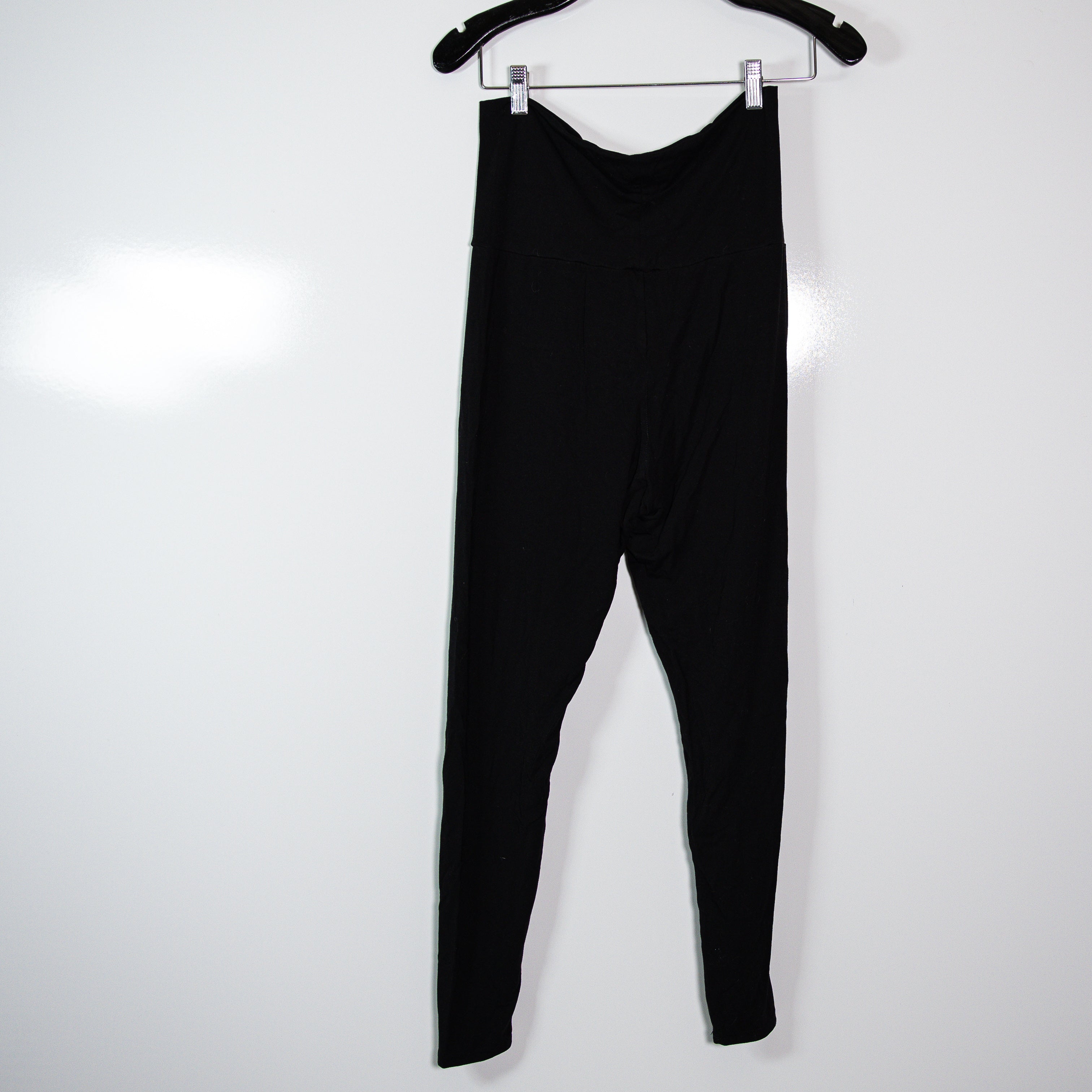 Hatch Maternity The Over Under Easy High Waisted Ultra Soft Stretch Pants Black
