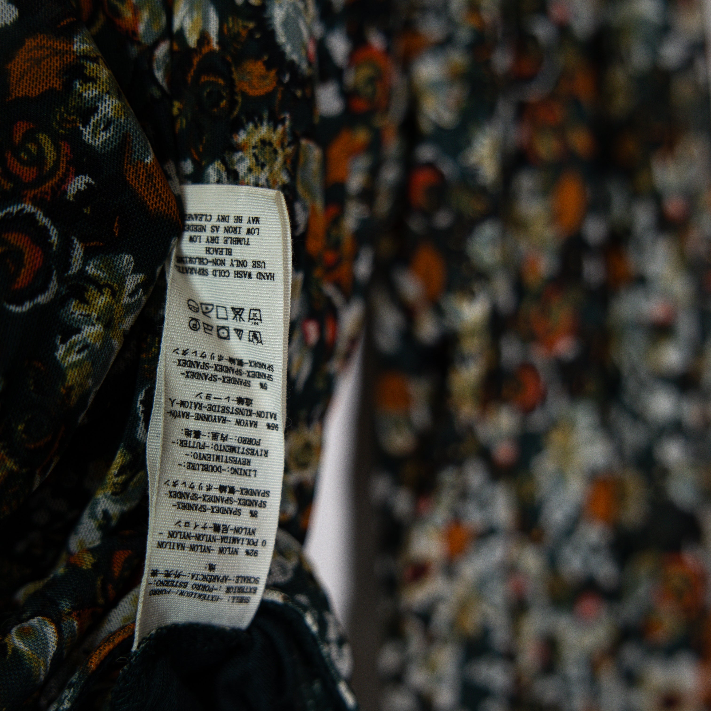 Free People All Dolled Up Floral Flower Mesh Cropped Long Sleeve Blouse Shirt L