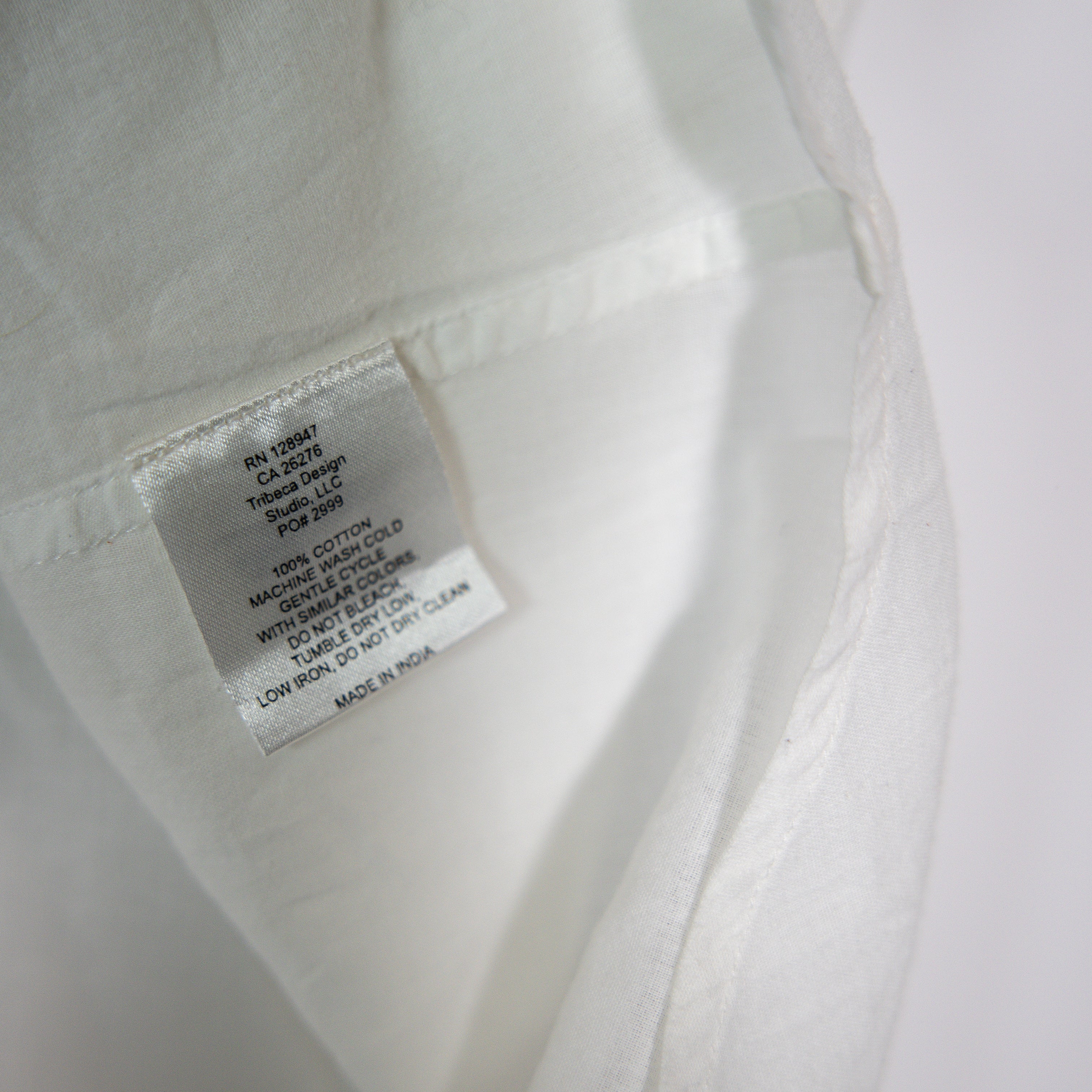 Nili Lotan Lightweight Cotton Collared Button Down Long Sleeve Blouse Shirt Top