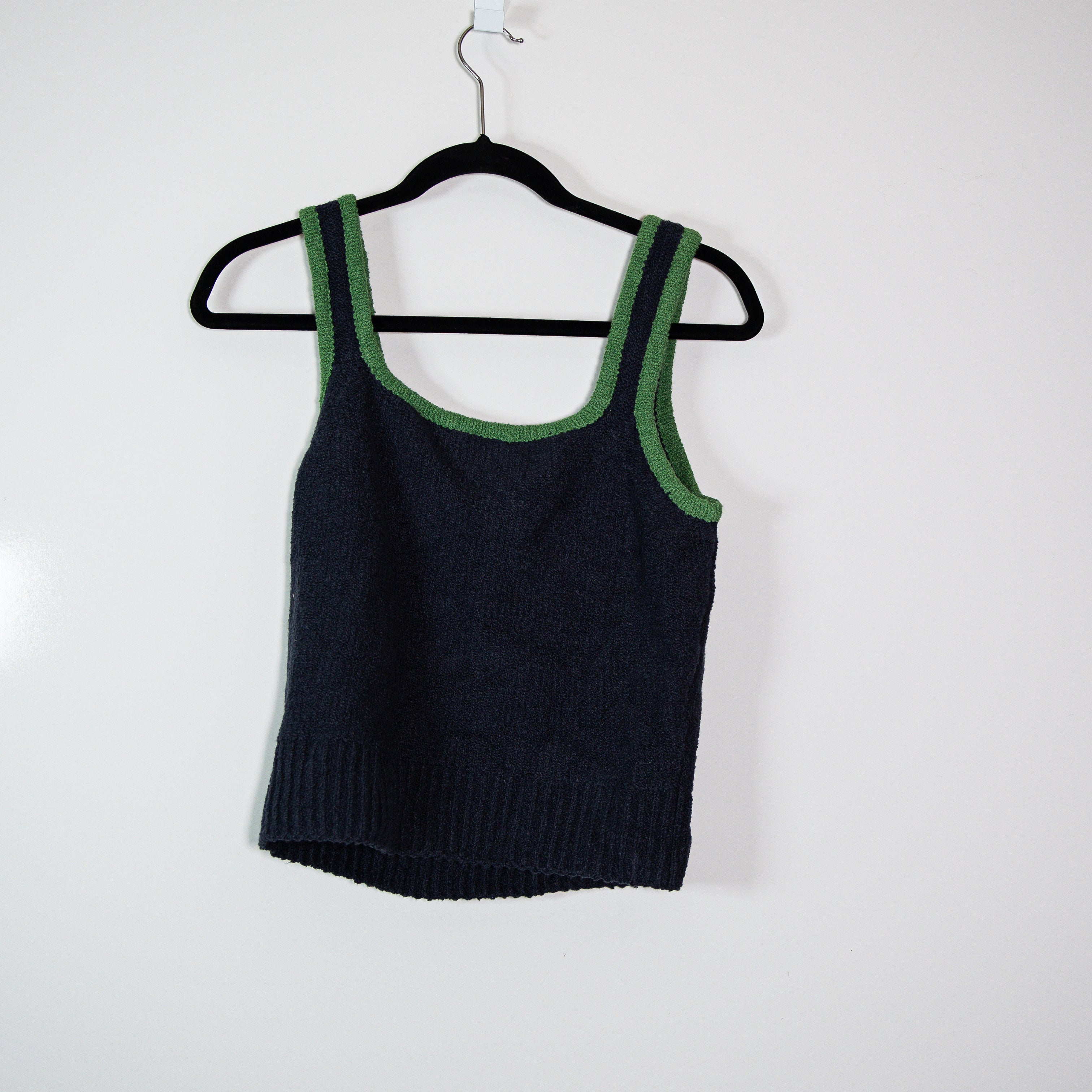 NEW Nation Los Angeles Peggy Sue Cotton Knit Scoop Neck Tank Top Night Sky Small