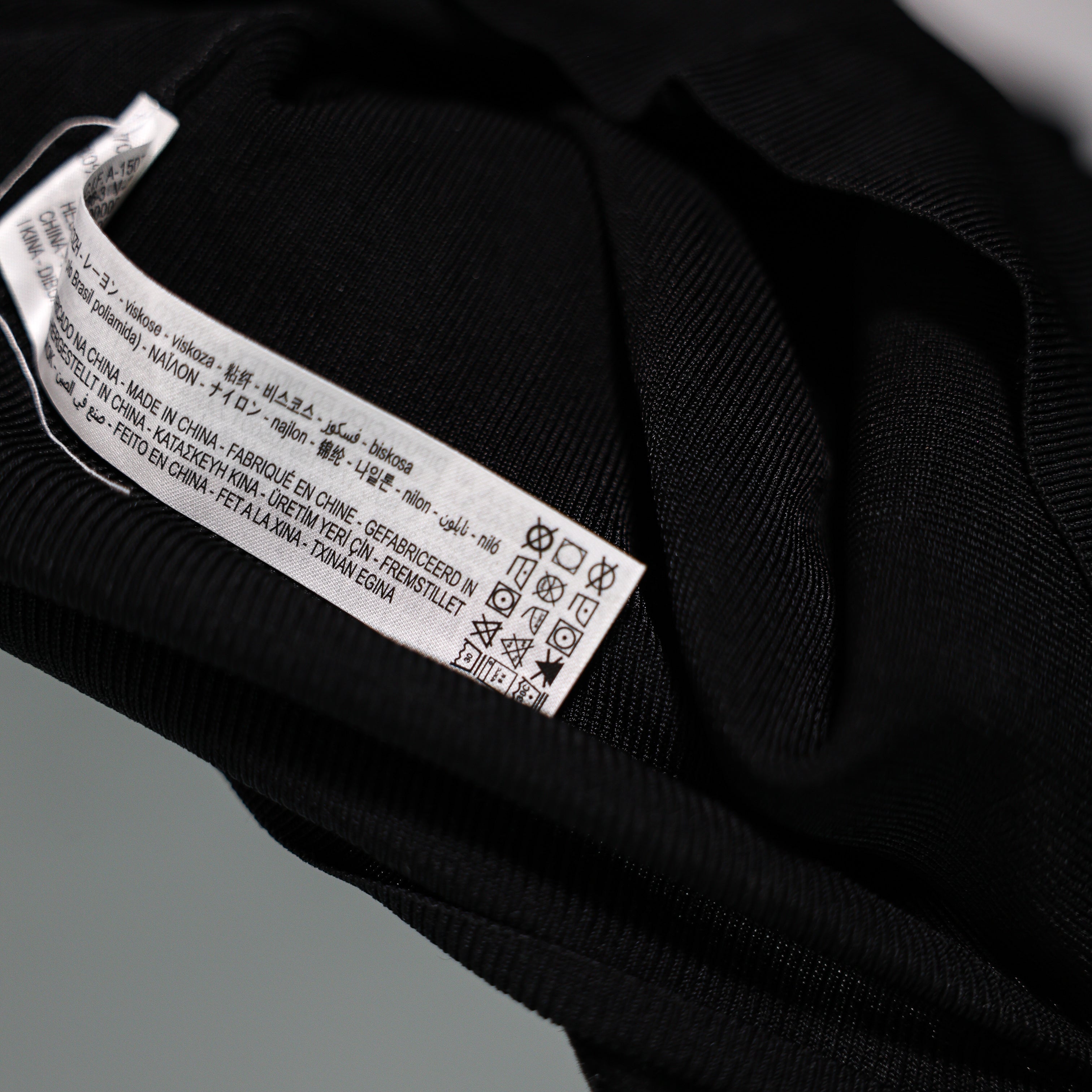 NEW Zara Ribbed Knit Stretch Asymmetrical Collar Long Sleeve Blouse Shirt Top S