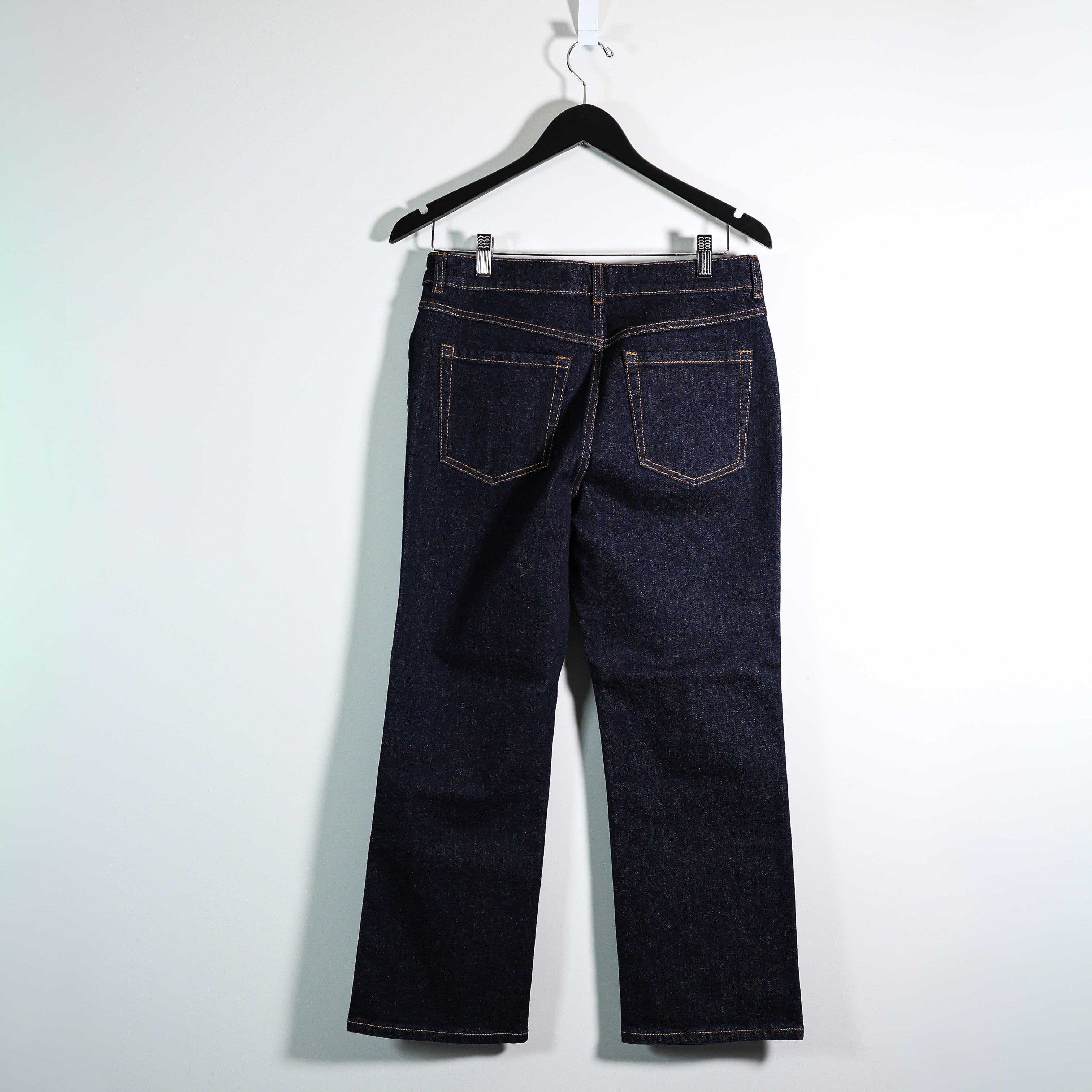 NEW Kate Spade Denim Kick Flare Cotton Stretch Pant Jeans Indigo Blue 29