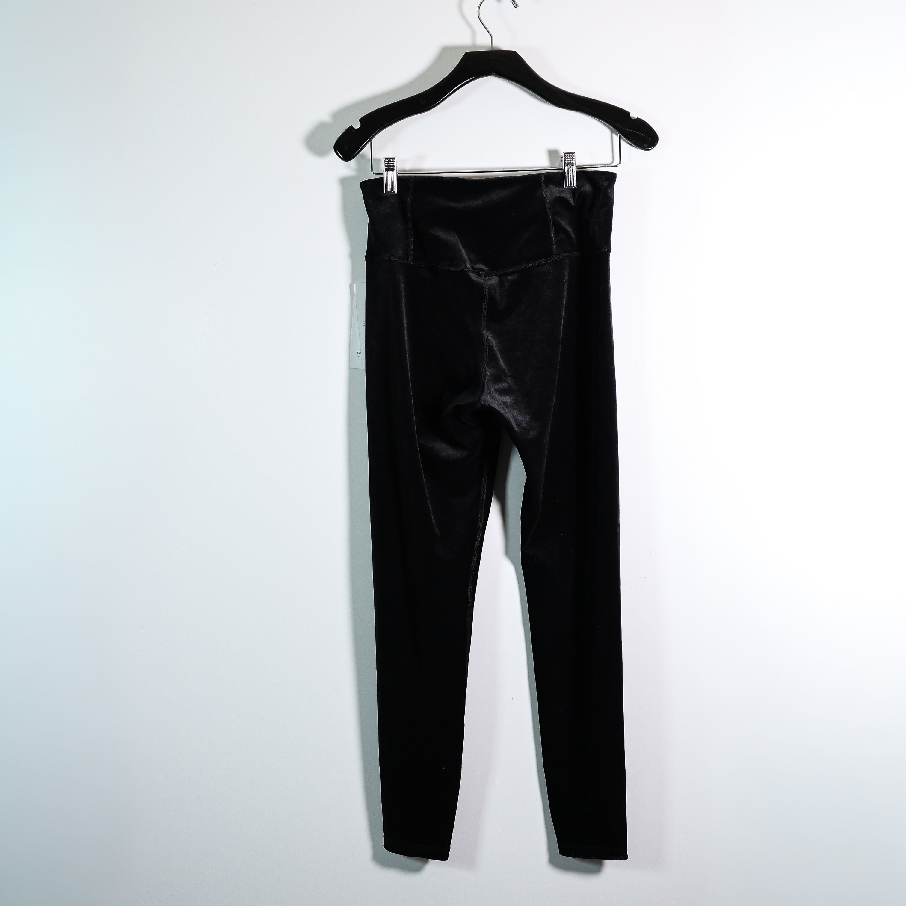 NEW Athleta Women's Elation Velvet Velour Pants Leggings Solid Black Medium