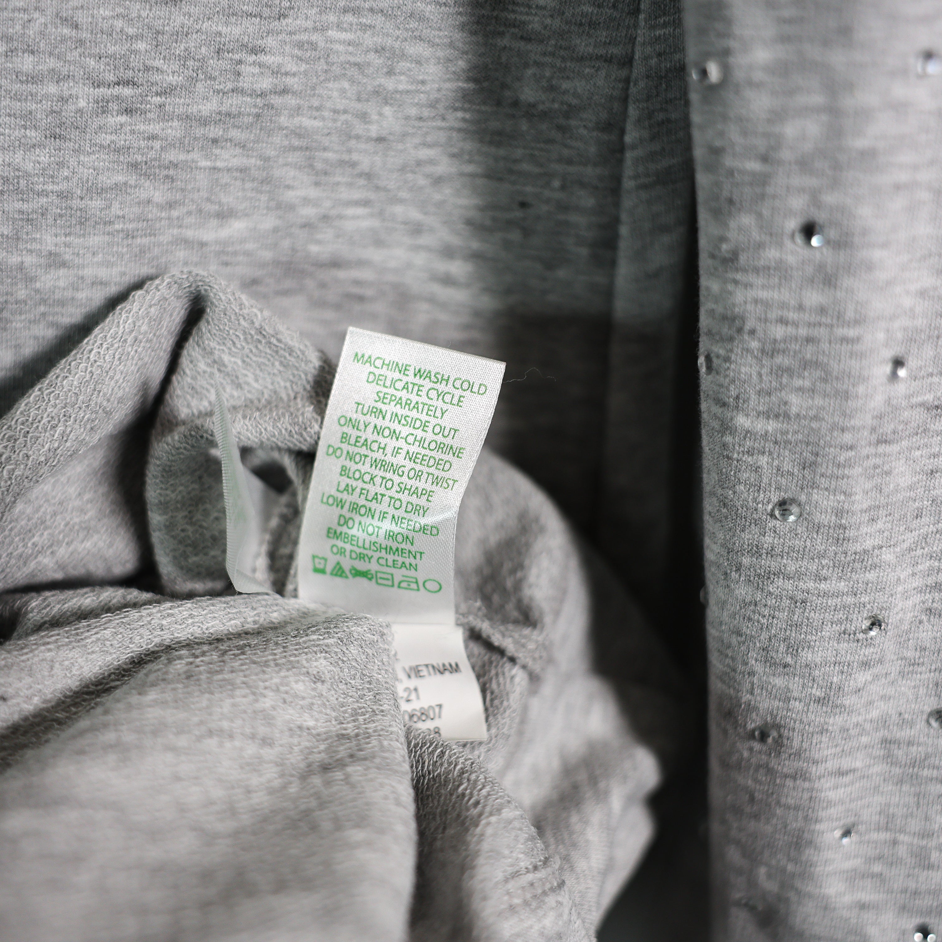 Lilly Pulitzer Jansen Crystal Jewel Diamond Embellished Mini Dress Gray Medium