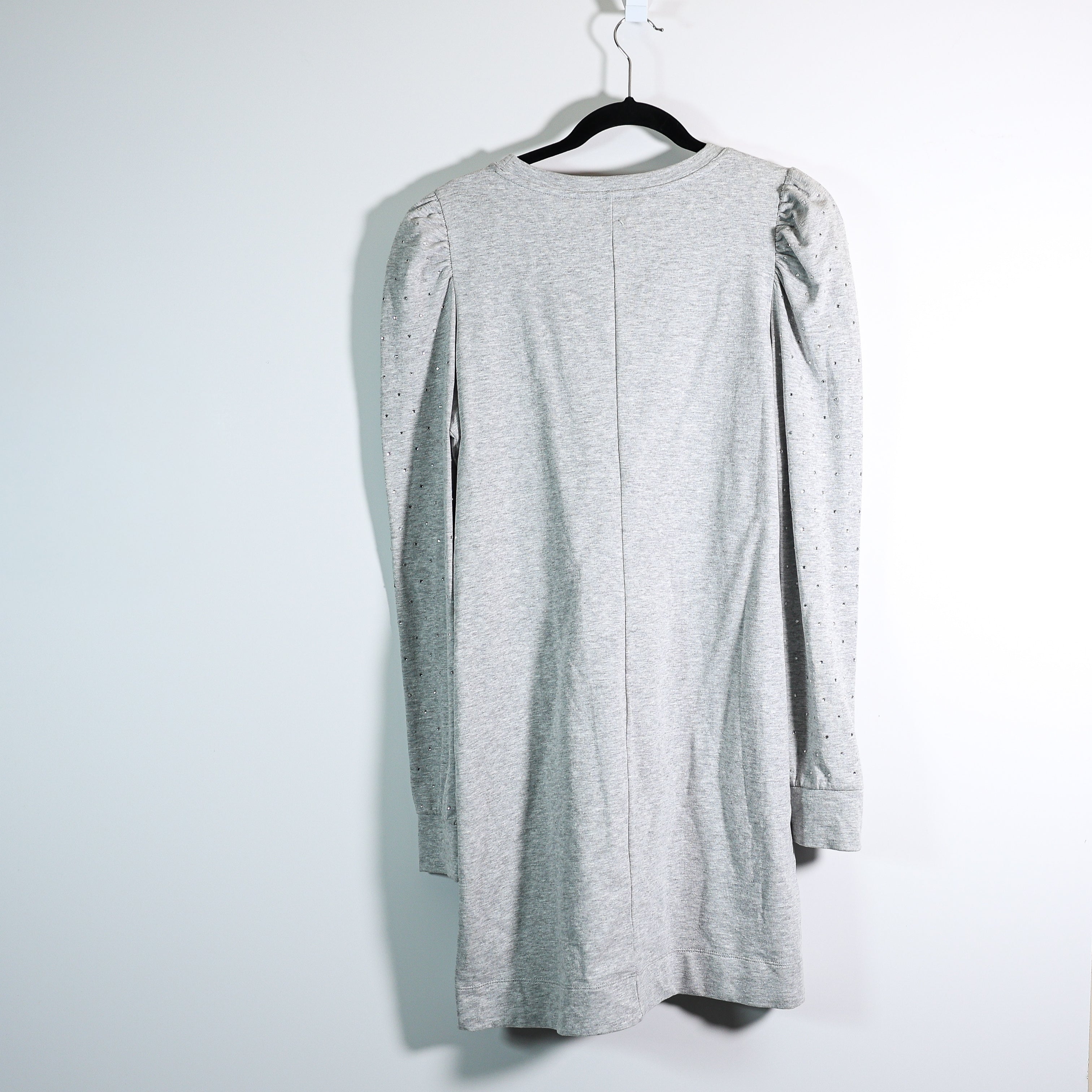 Lilly Pulitzer Jansen Crystal Jewel Diamond Embellished Mini Dress Gray Medium