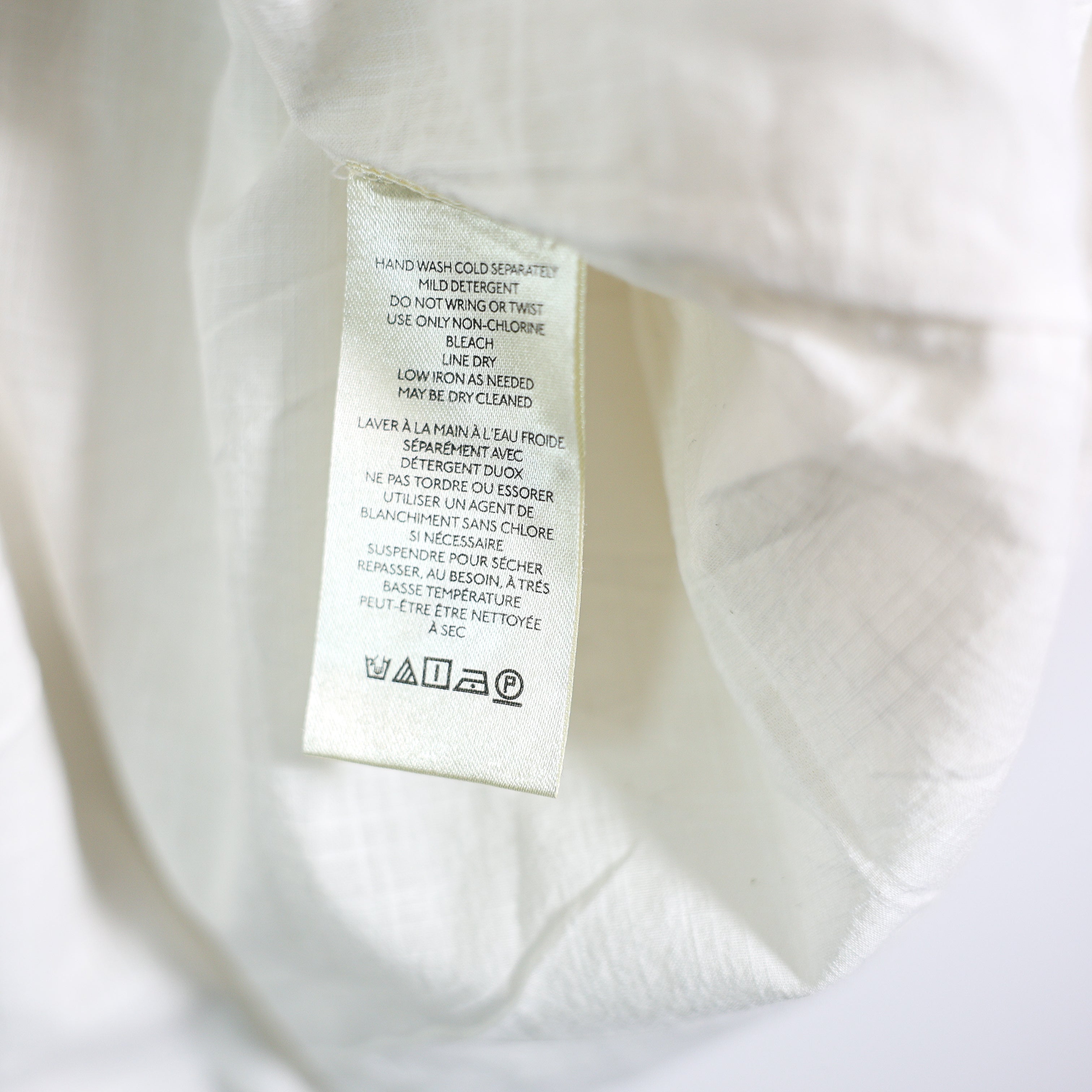 NEW Pilcro Anthropologie Ruffle V-Neck Cotton Linen Frayed Hem Mini Shift Dress