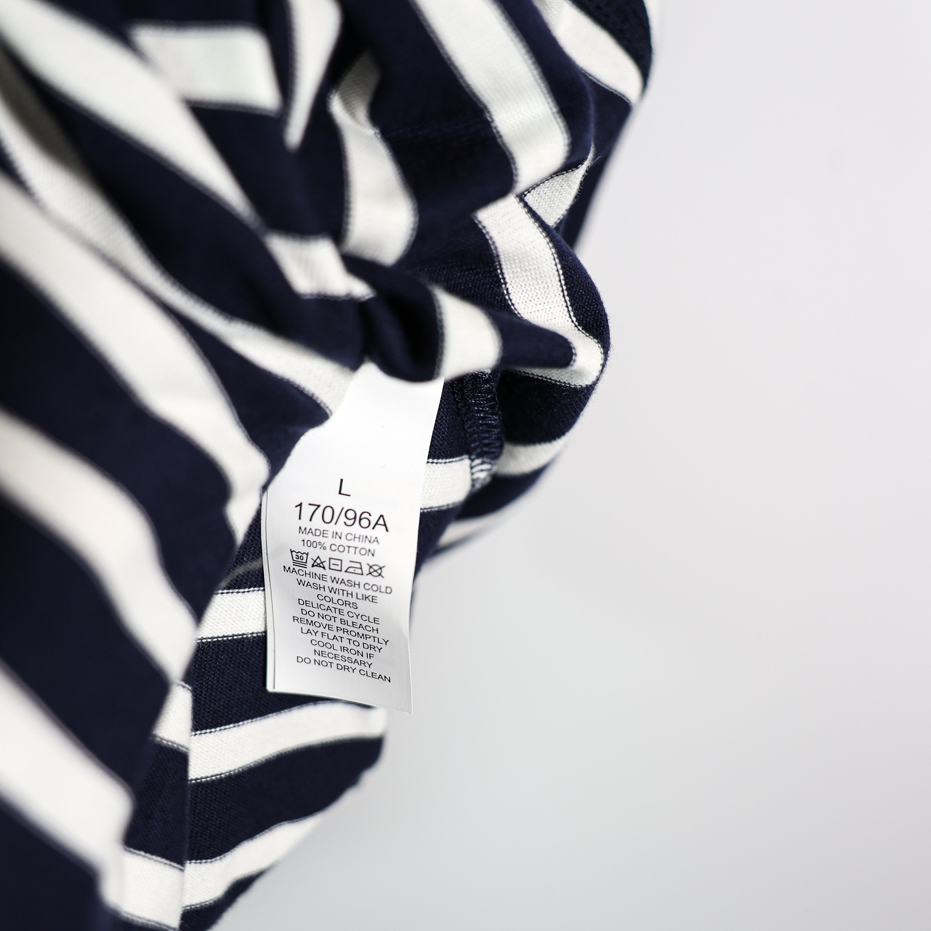 NEW Kate Spade Cotton Stretch Fit And Flare Rich Navy Stripe Casual Dress Large