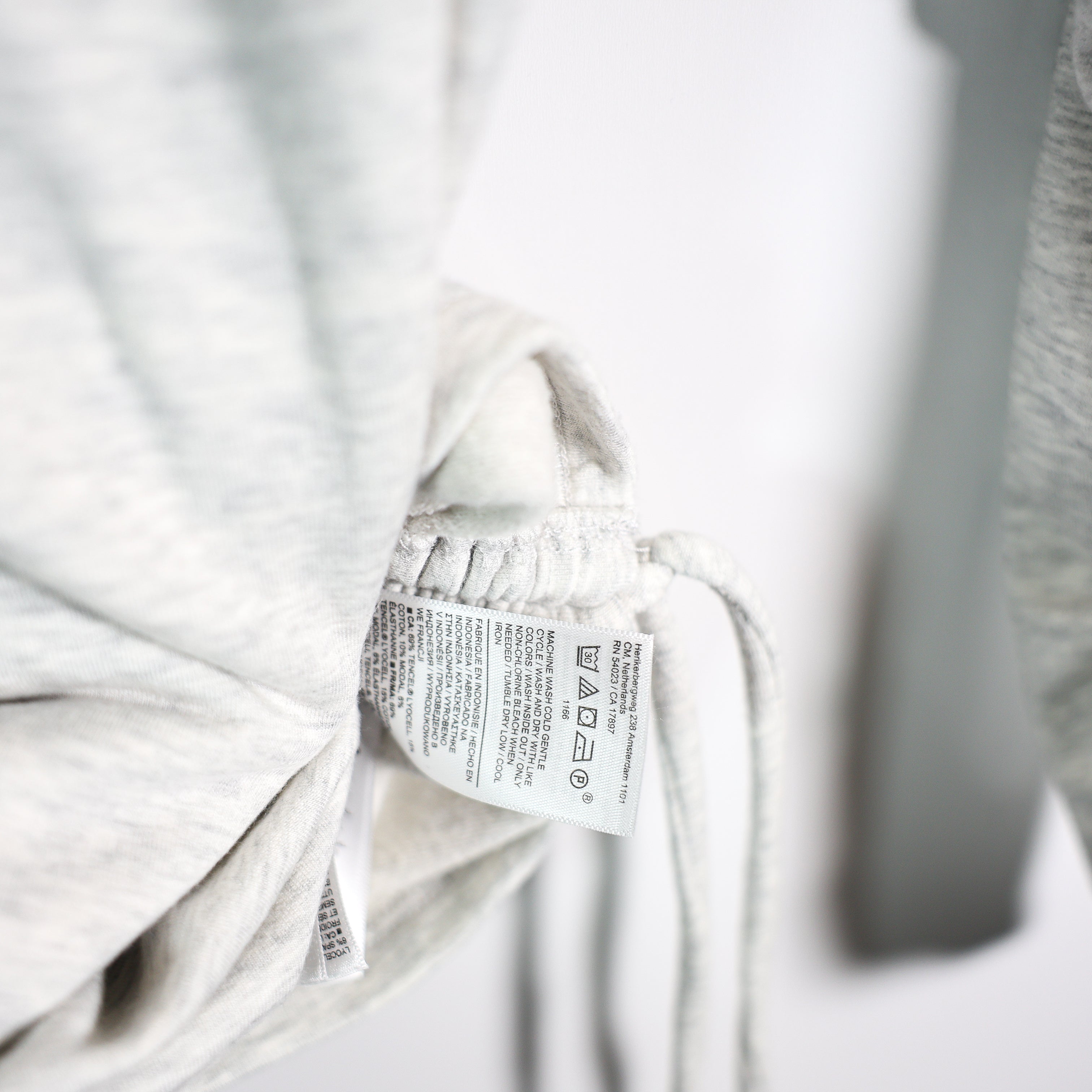 Athleta Lombard Ruched Crew Neck Fleece Lined Pullover Sweater Heather Gray M