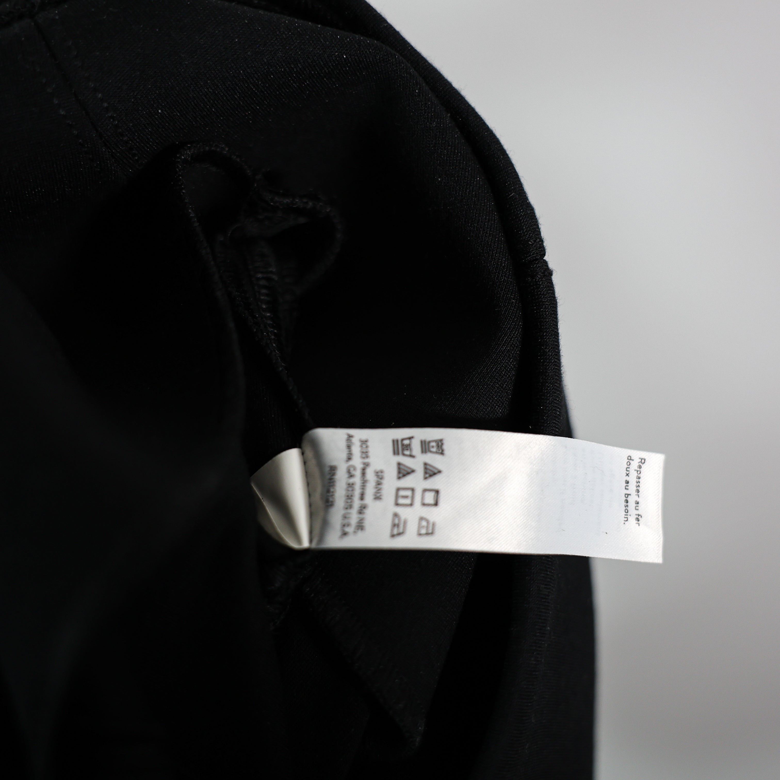 Spanx Women's The Perfect Black Ponte Stretch Pencil Mid Rise Skirt Large