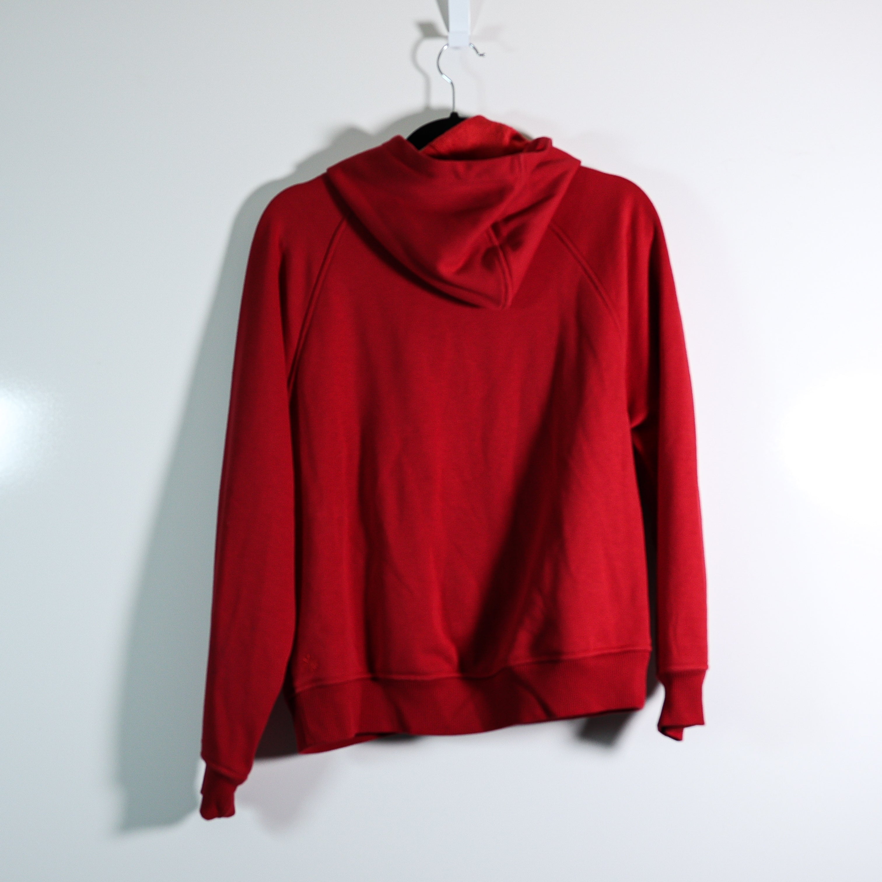 Athleta Cozy Karma Plush Interior Pullover Hoodie Sweatshirt Clover Berry Red M