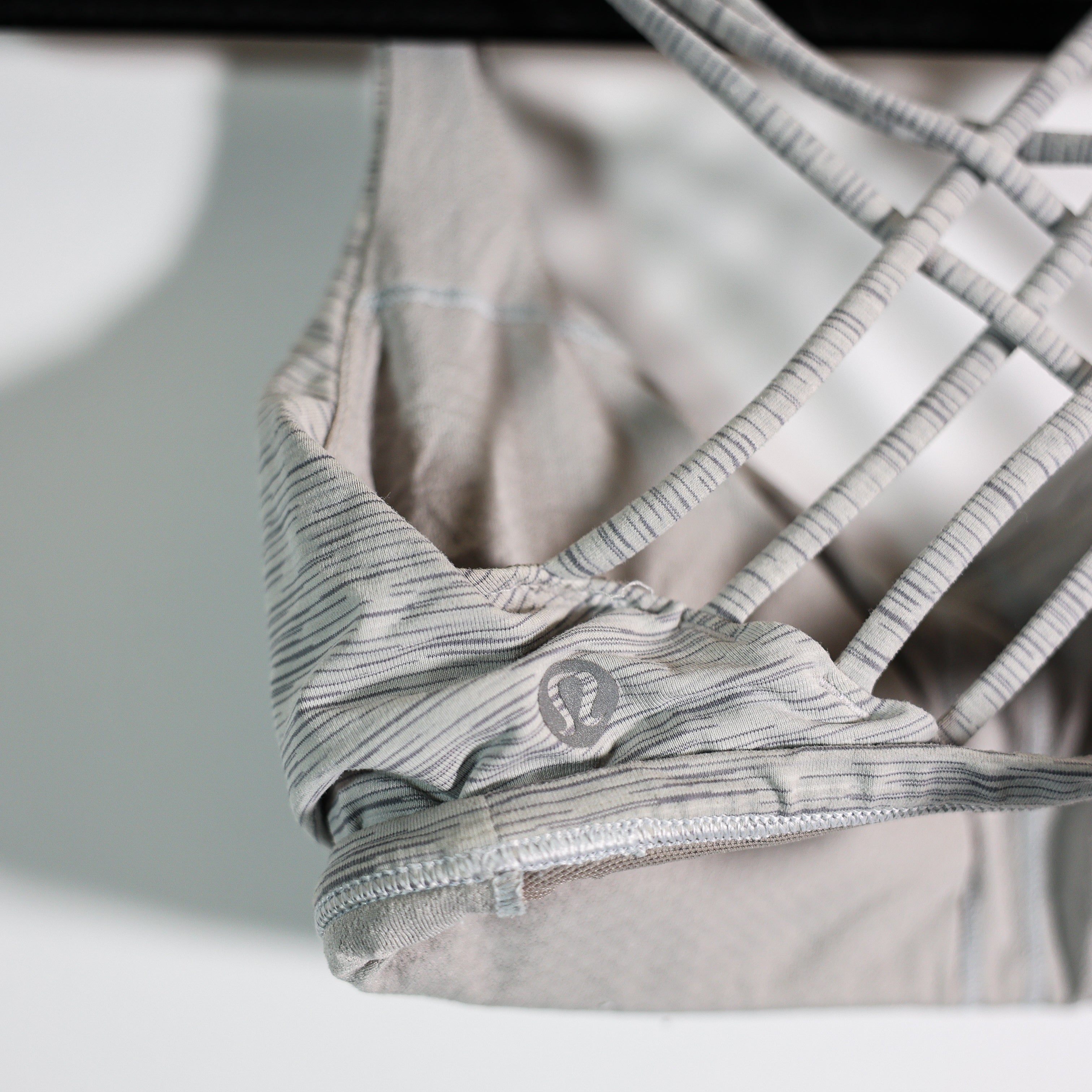 Lululemon Women's Free To Be Bra Wee Are From Space Nimbus Battleship Sports Bra