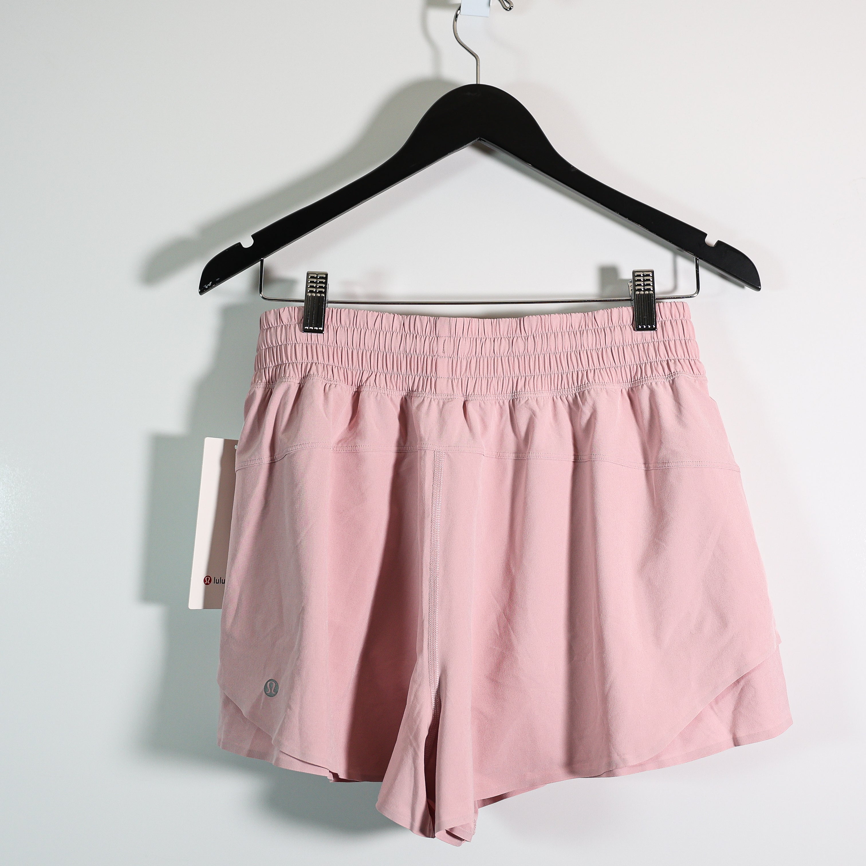 NEW Lululemon Shake It Out High Rise Athletic Running Shorts 2.5" Pink Haze M