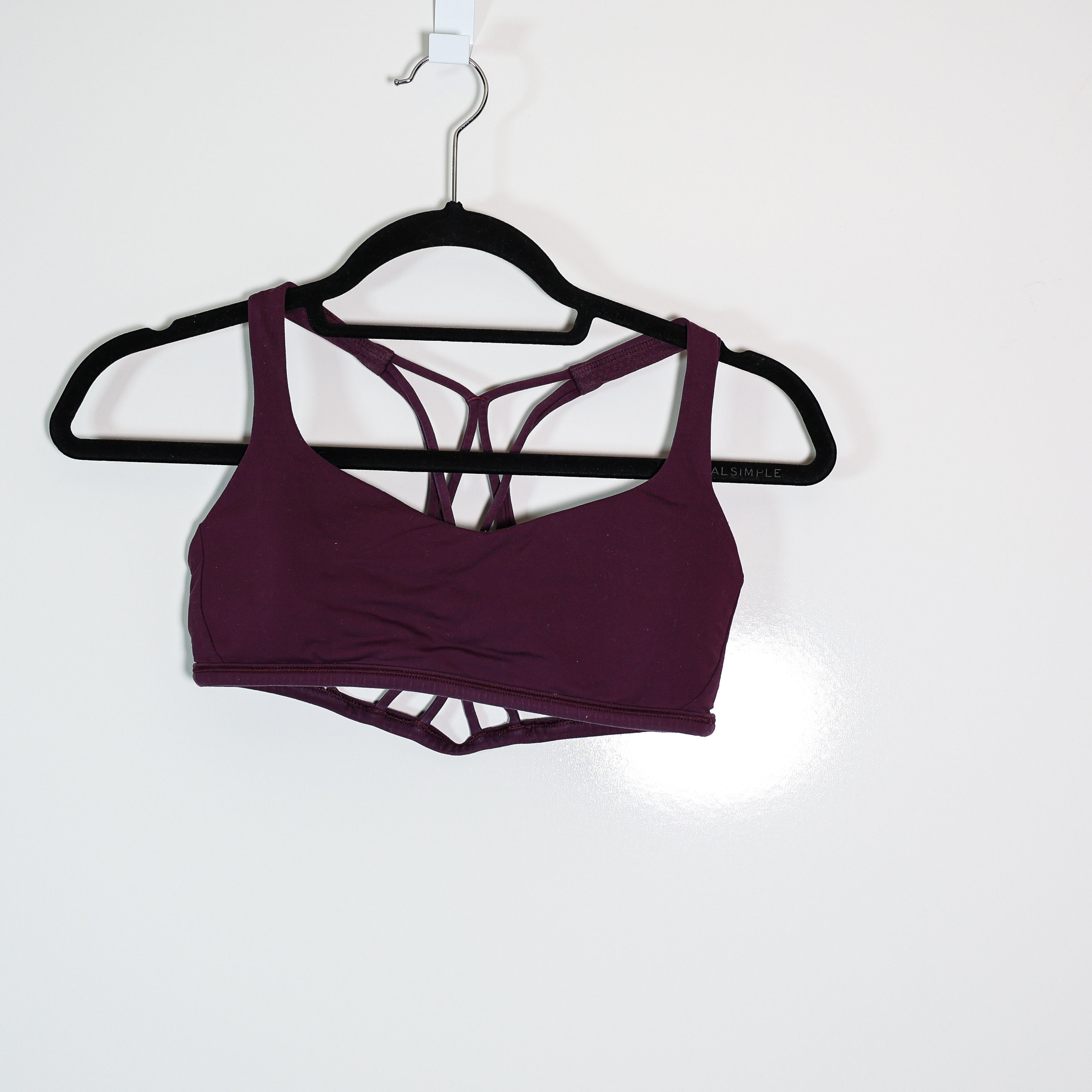 Lululemon Women's Free To Be Zen Strappy Athletic Work Out Sports Bra Marvel 6