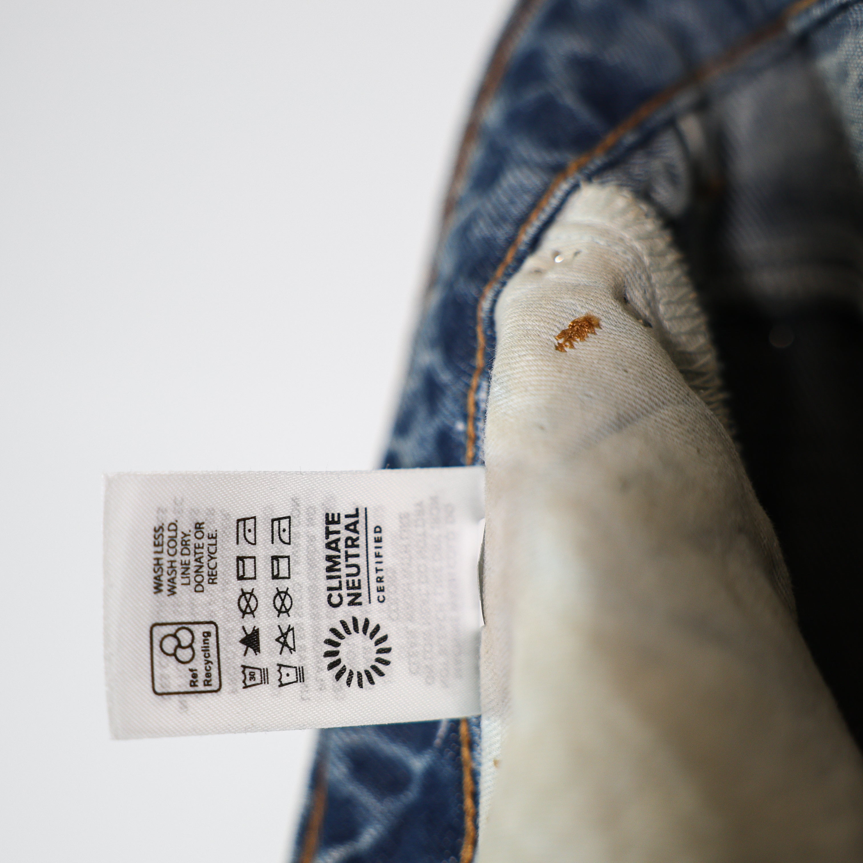 Reformation Cary High Rise Slouchy Wide Leg Denim Jeans Chesapeake Studded 28