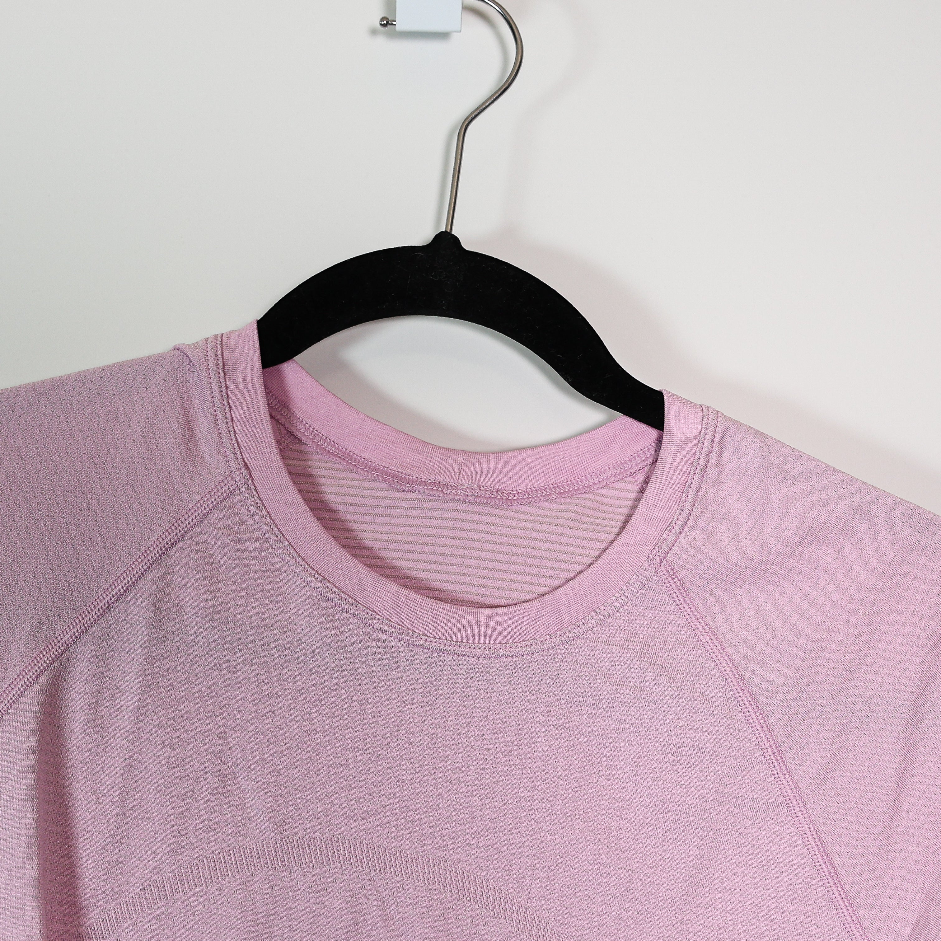 Lululemon Women's Swiftly Tech Cropped Short Sleeve Tee Shirt 2.0 Vitapink 8