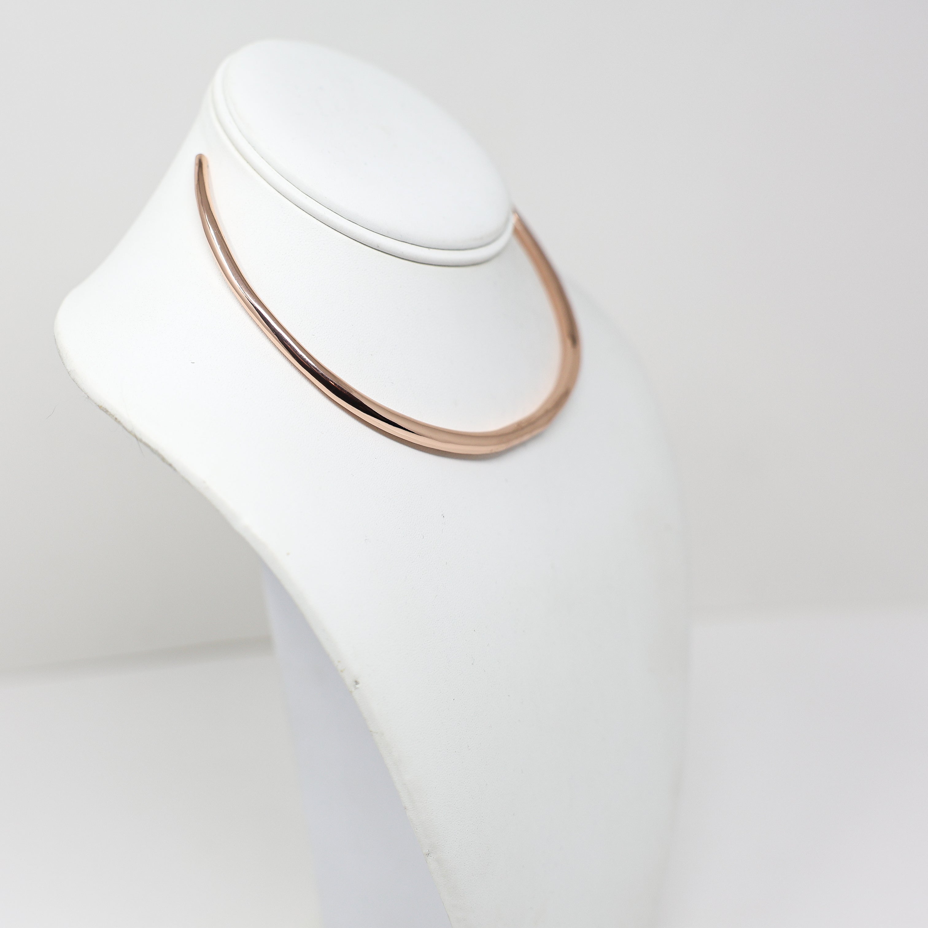 Alexis Bittar Essentials Thin Collar 14k Gold Plated Rose Gold Choker Necklace