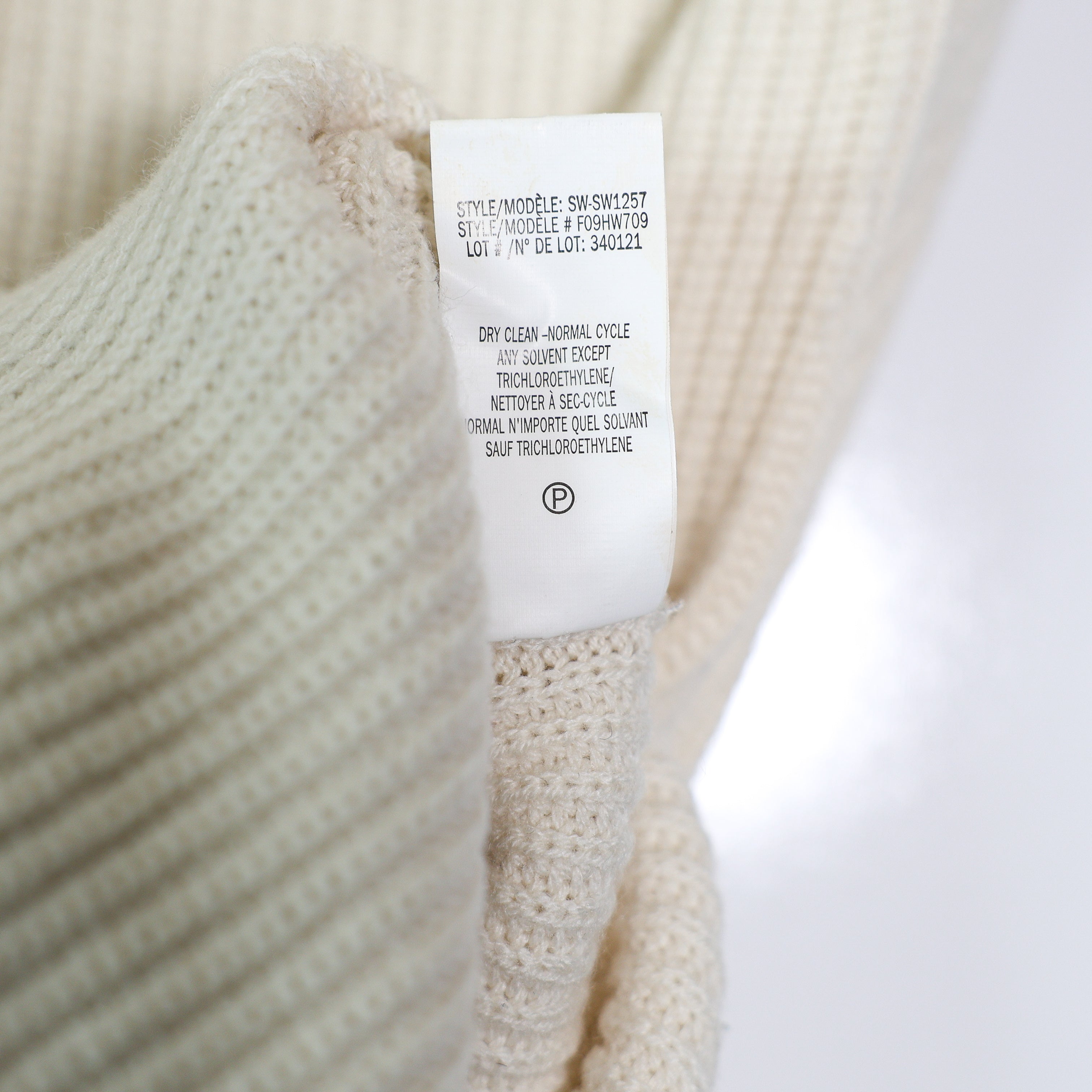 Helmut Lang Wool Cashmere Knit Stretch Crew Neck Sleeveless Sweater Dress Ivory