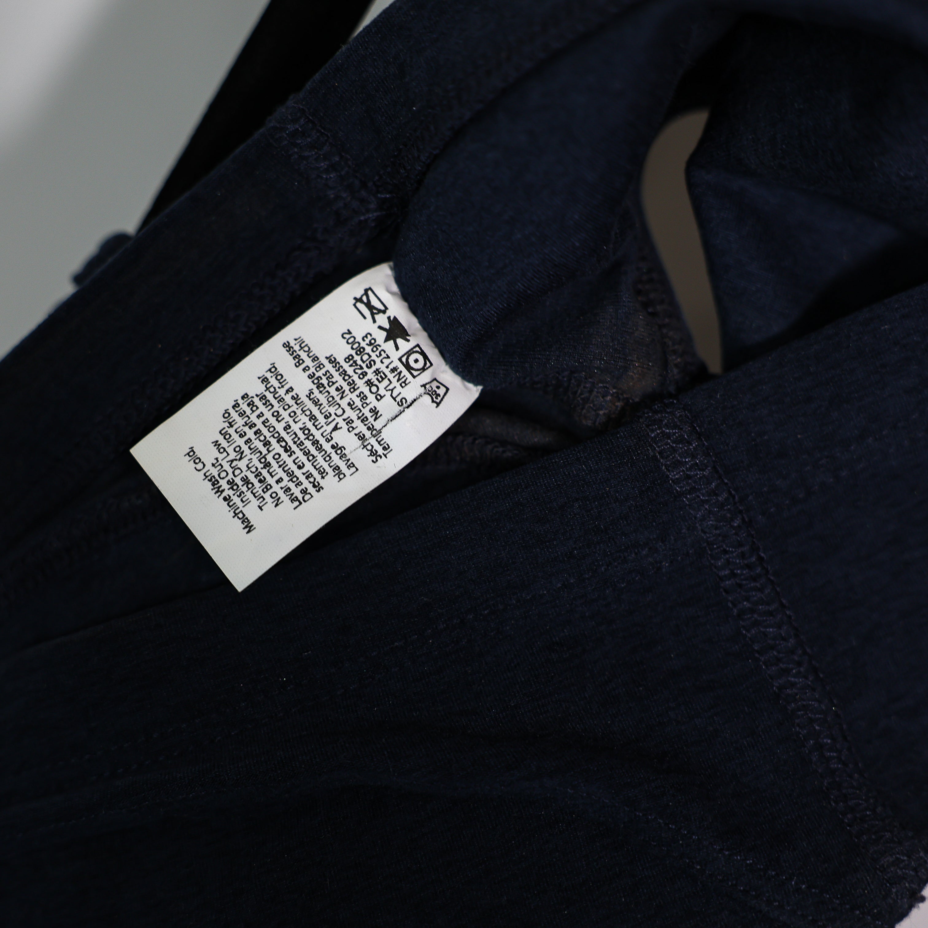 Beyond Yoga Spacedye Lift Your Spirits Racerback Athletic Sports Bra Navy Small