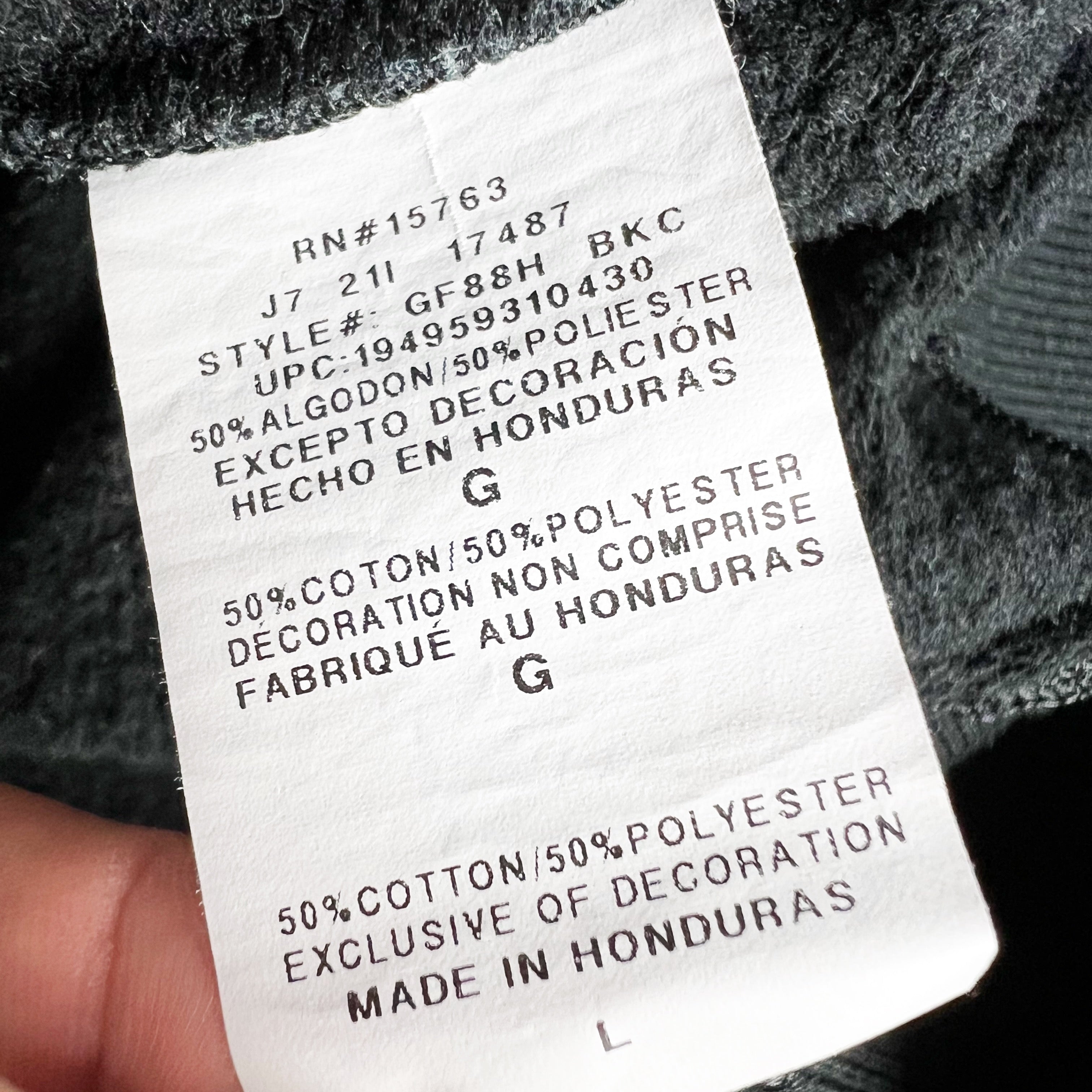 Champion Cotton Blend Fleece Lined Graphic Logo Print Crew Neck Pullover Sweater