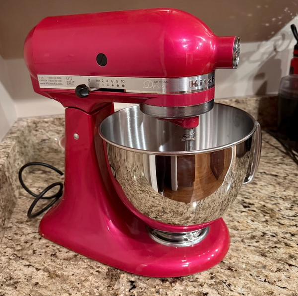 KitchenAid Artisan Designer 5-Quart 10-Speed Raspberry Ice Pink Stand Mixer