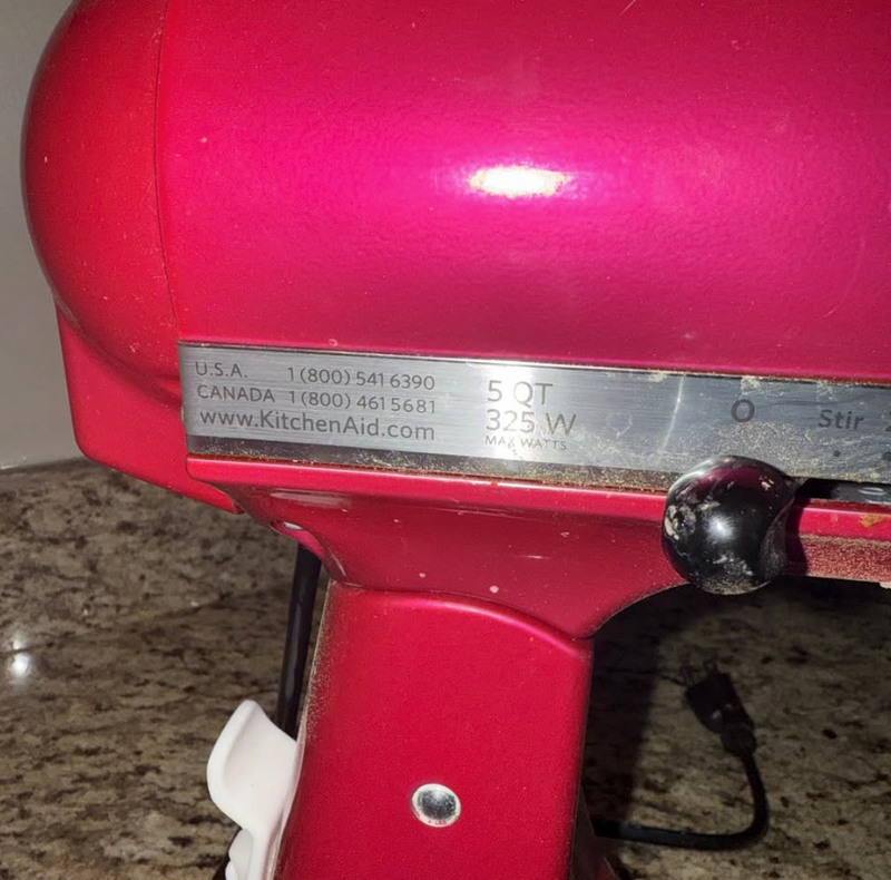 KitchenAid Artisan Designer 5-Quart 10-Speed Raspberry Ice Pink Stand Mixer