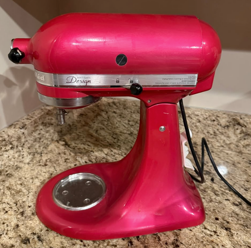 KitchenAid Artisan Designer 5-Quart 10-Speed Raspberry Ice Pink Stand Mixer