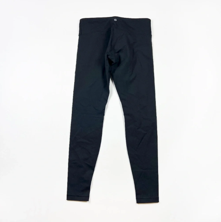 Lululemon Women's Wunder Under High Rise Athletic Work Out Leggings Black 4