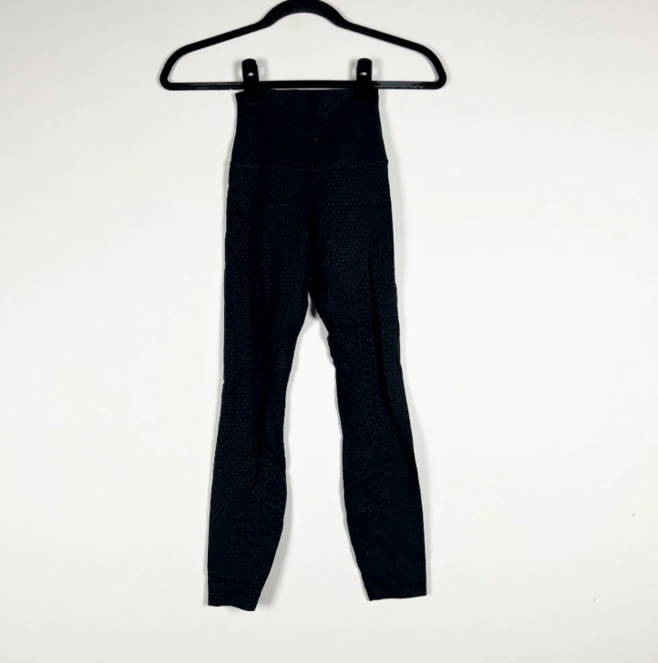 Lululemon Align High Rise Pant Leggings 28” Inseam Solid Black 4