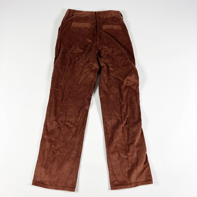 Sunday Best Aritzia Harvey Mid Rise Corduroy Velvet Straight Leg Trouser Pants 8