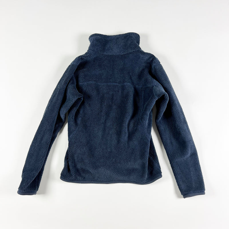 Patagonia Women's Polartec Snap Tool Fleece Long Sleeve Pullover Sweater Blue S