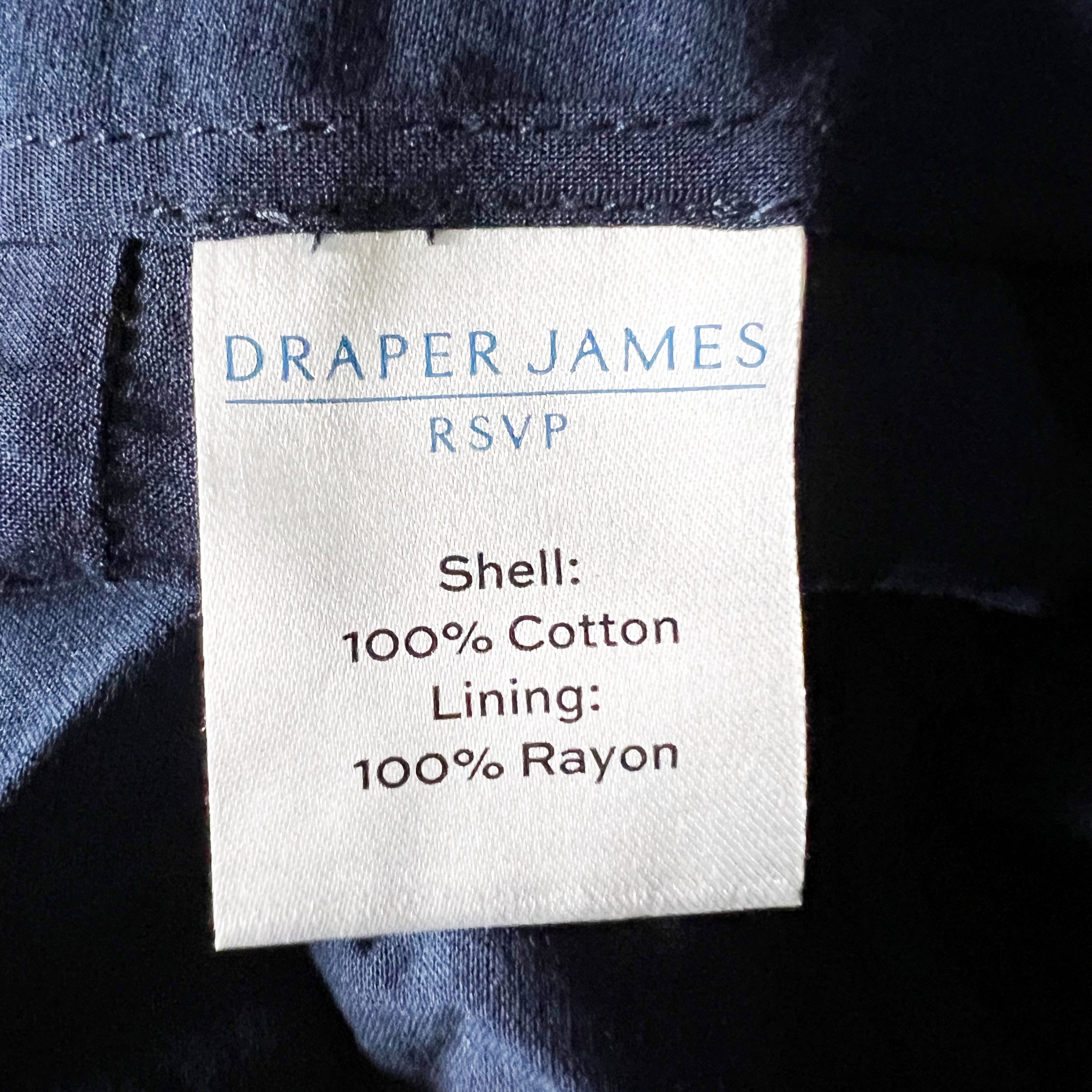 Draper James RSVP Cotton Eyelet Floral Flower Lace Embroidered High Waisted 4