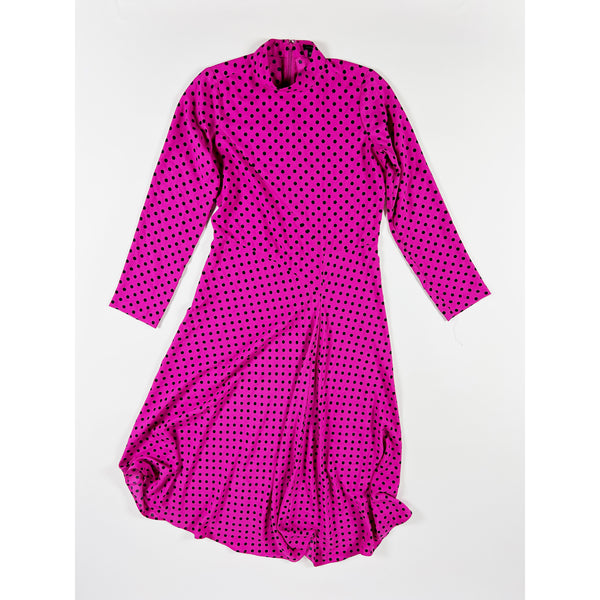 Zara pink hotsell polka dot dress