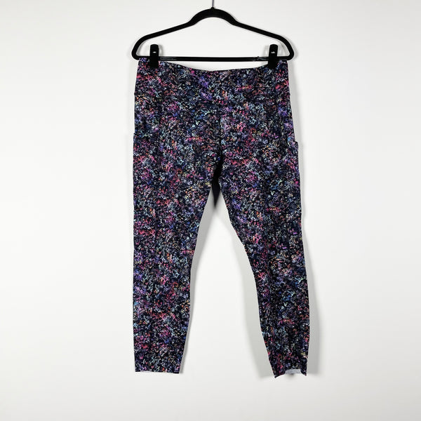 Lululemon Base Pace High Rise Athletic Running Tight 28" Floral Spray Multi 14