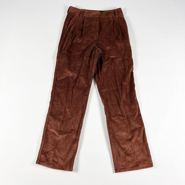 Sunday Best Aritzia Harvey Mid Rise Corduroy Velvet Straight Leg Trouser Pants 8