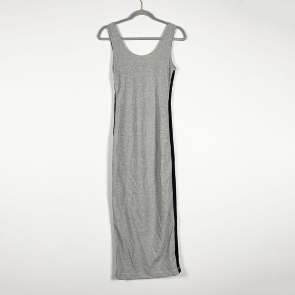 WARDROBE.NYC For FWRD Sport Scoop Neck Jersey Stretch Midi Tank Dress Gray Small