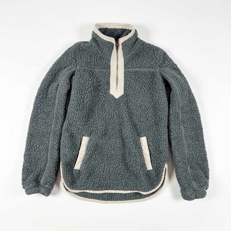 Abercrombie sherpa half zip sale