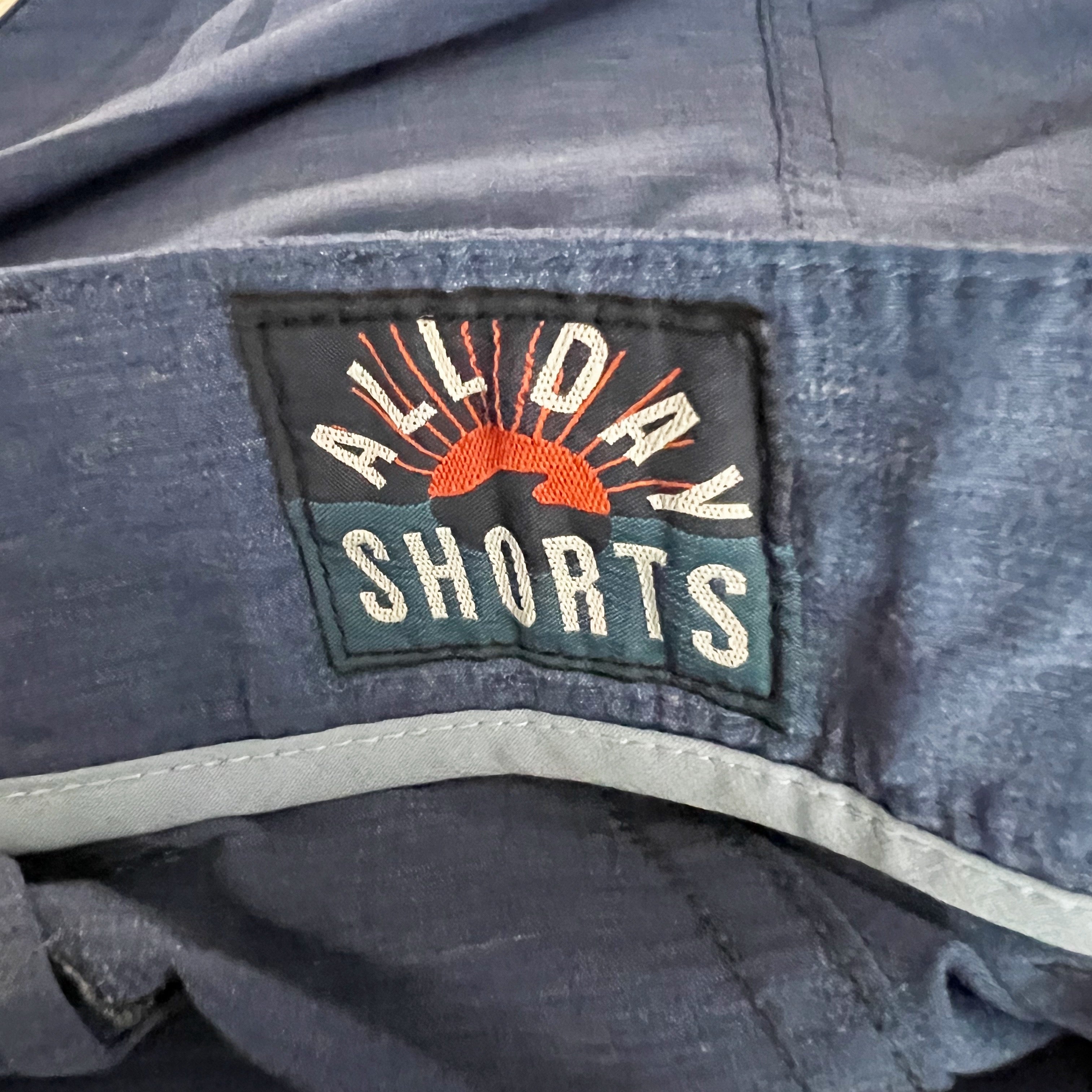 Faherty Men's All Day Cotton Blend 7" Inseam Casual Shorts Deep Navy Blue 33