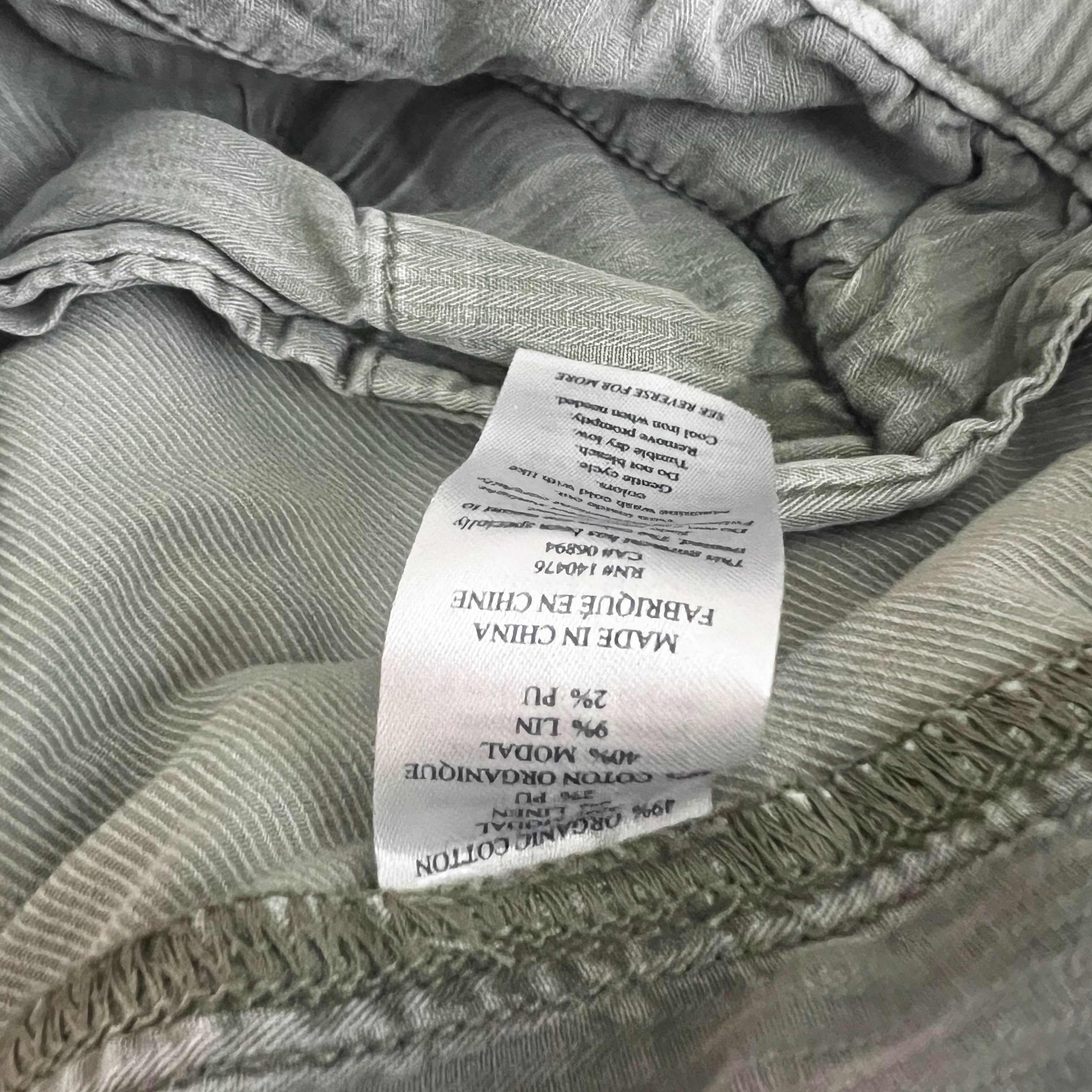 Faherty Men's Essential Linen Organic Cotton Modal Pull On Casual Shorts Gray M
