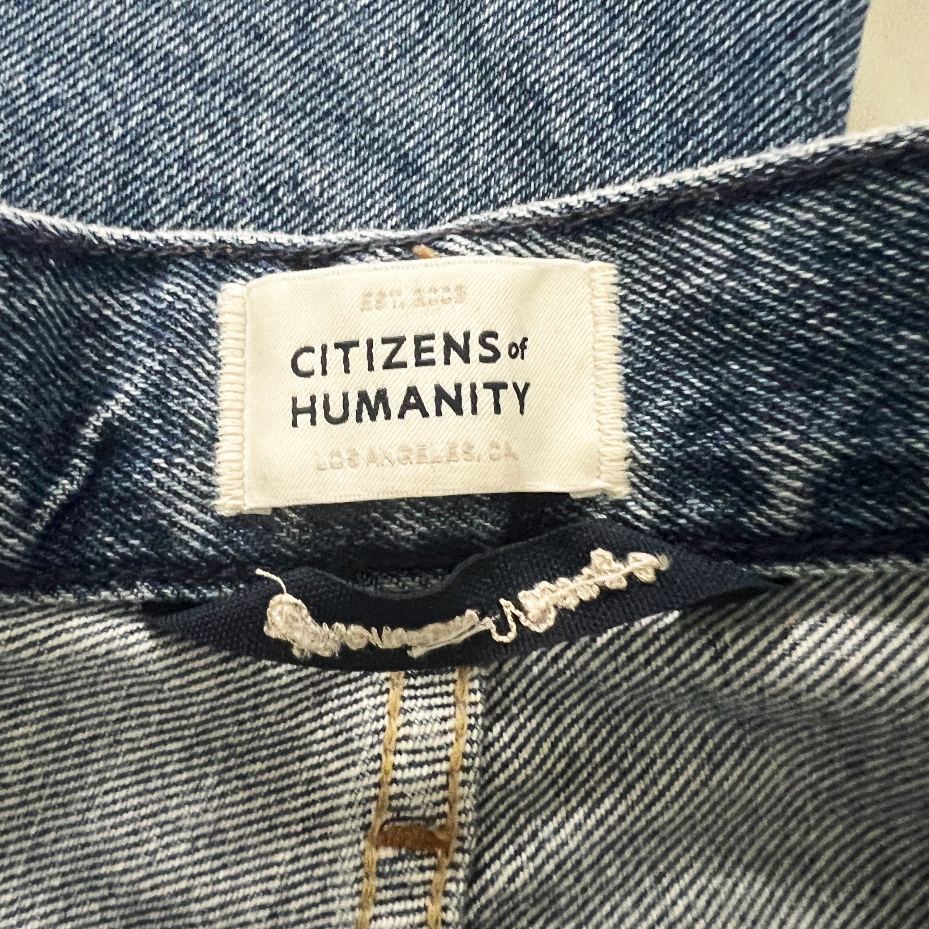 Citizens Of Humanity Libby Cotton High Waisted Bootcut Denim Jeans 26