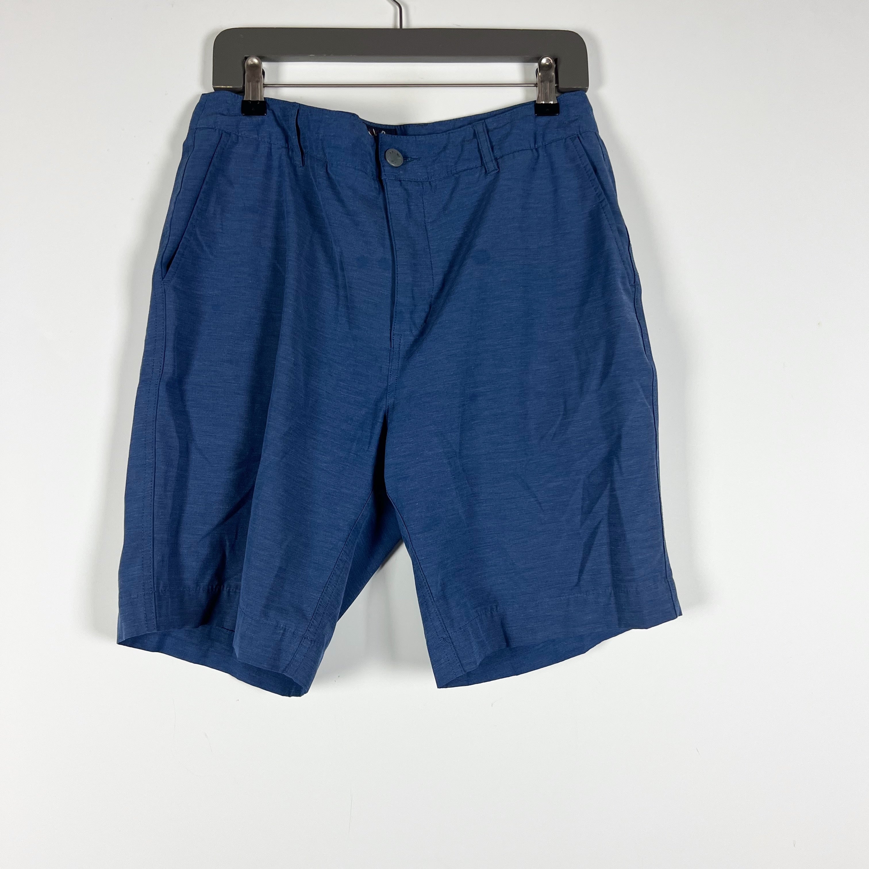 Faherty Men's All Day Cotton Blend 7" Inseam Casual Shorts Deep Navy Blue 33