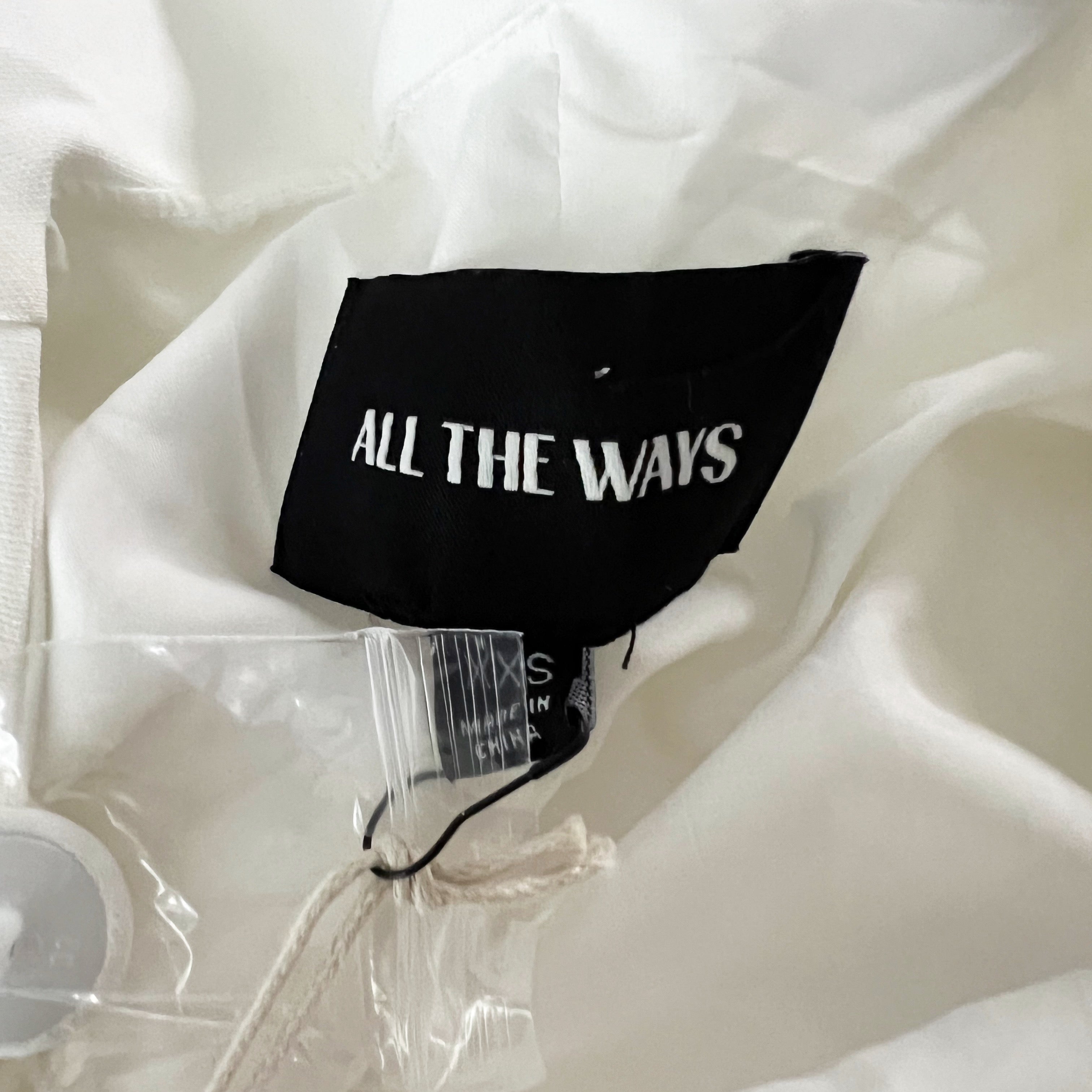 NEW All The Ways Isla Two Button Structured Blazer Jacket White XXS