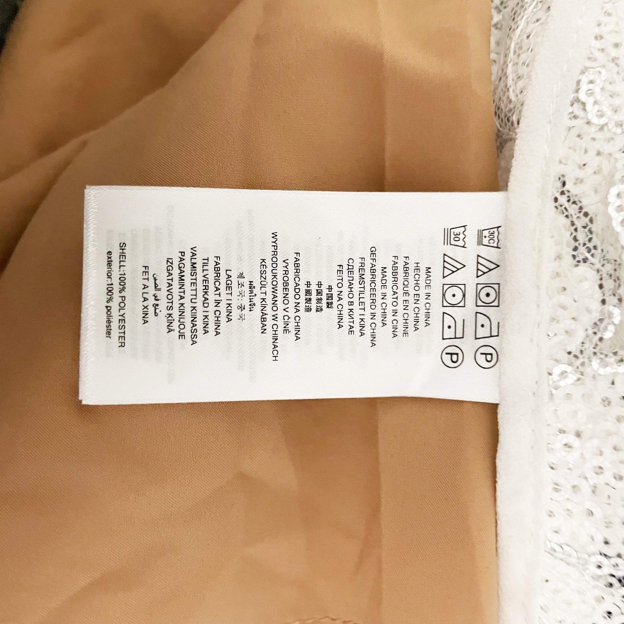 NEW Michael Kors White Sequined Embellished Floral Mesh Mini T-Shirt Dress XXS