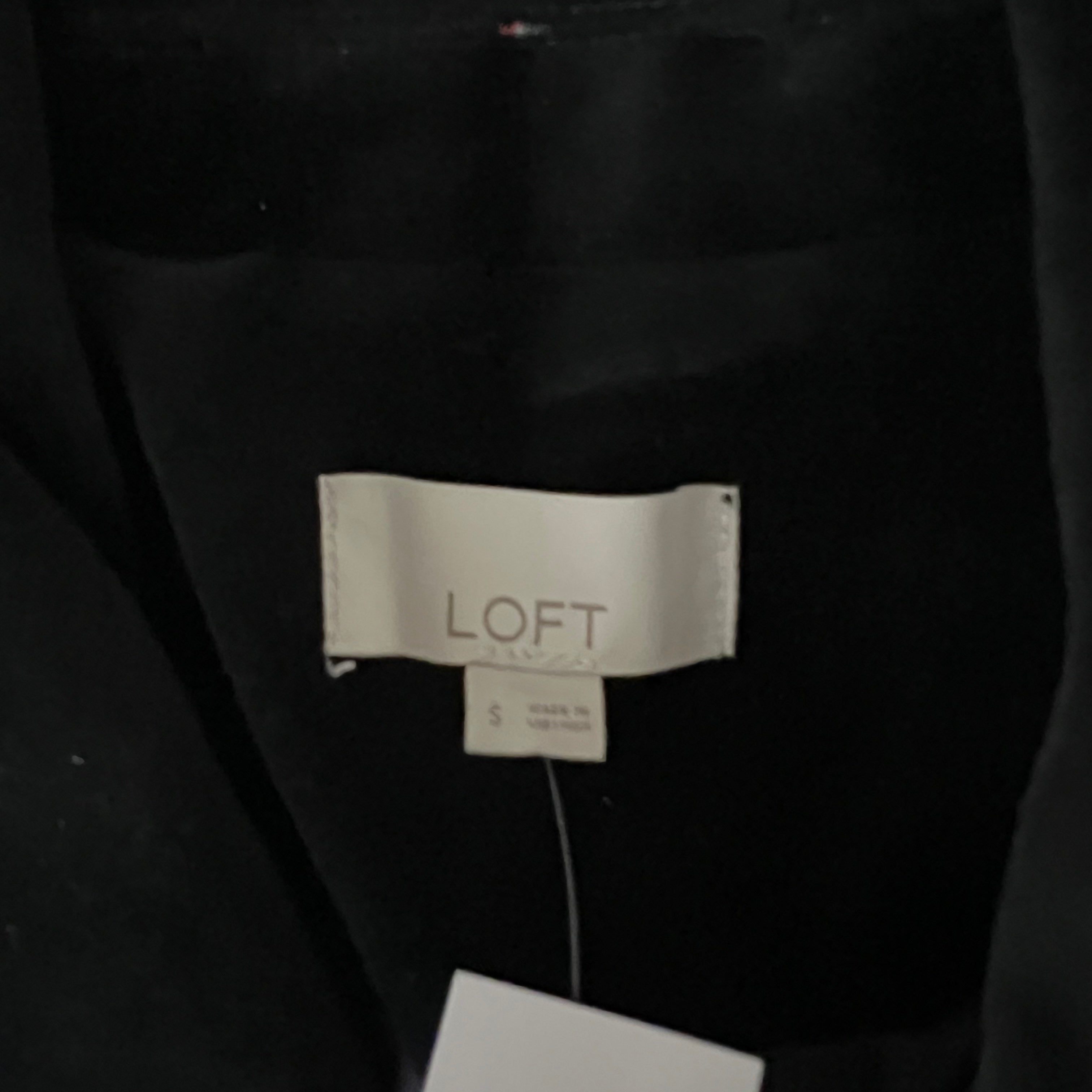 NEW Ann Taylor LOFT Velvet Velour Assymetrical Zip Spread Collar Moto Jacket S