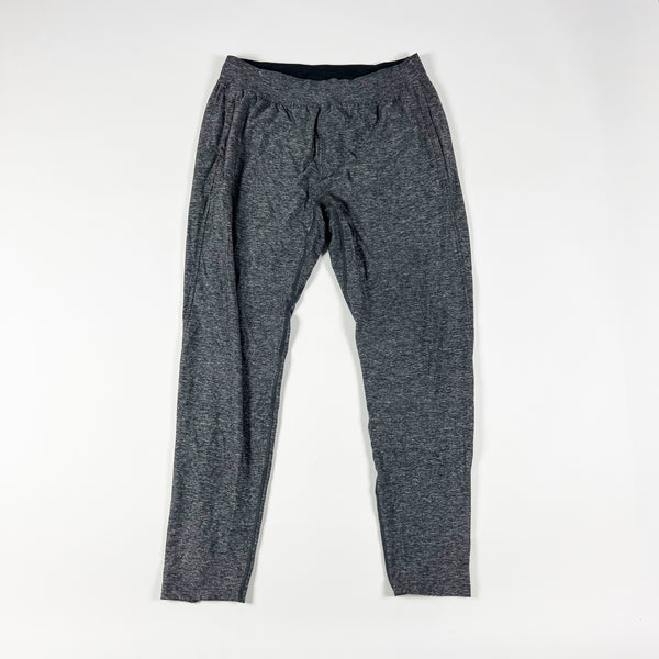 Lululemon Men's Straight Ankle Zipper Expandable Athletic Work Out Pants Gray L