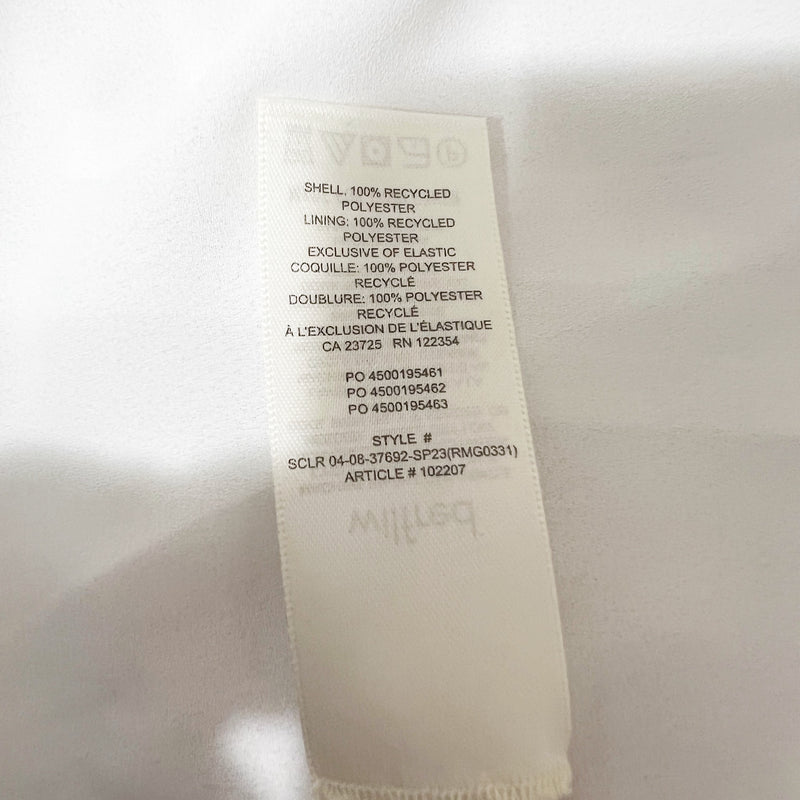 Wilfred Aritzia Faraway Puff Sleeve Smocked Chiffon Midi Tea Dress Cloudy Lilac